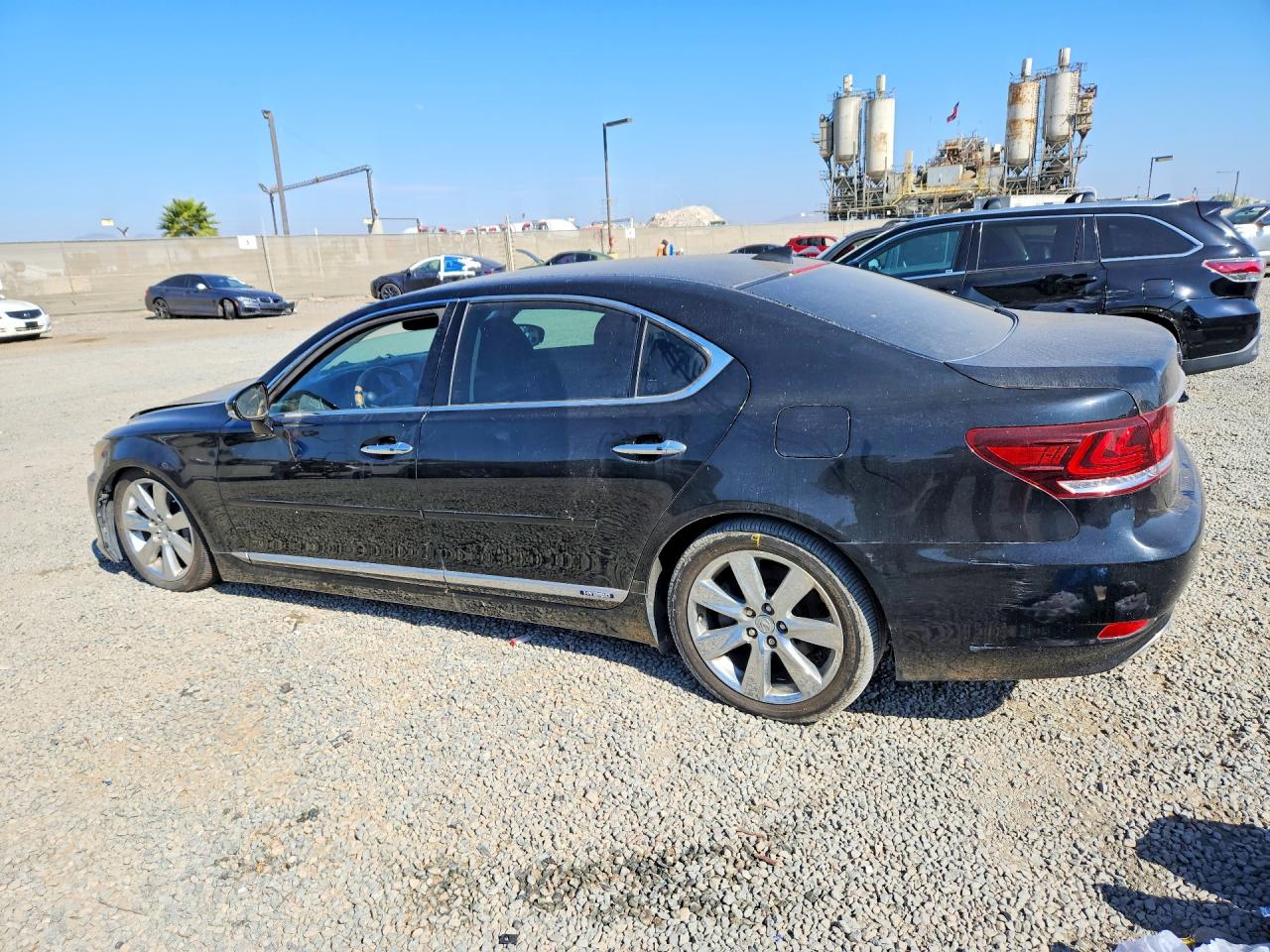 2014 Lexus Ls 600hl Black vin: JTHDU1EF7E5017587