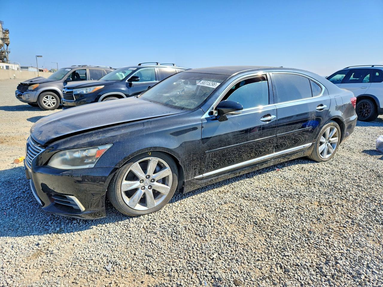2014 Lexus Ls 600hl Black vin: JTHDU1EF7E5017587