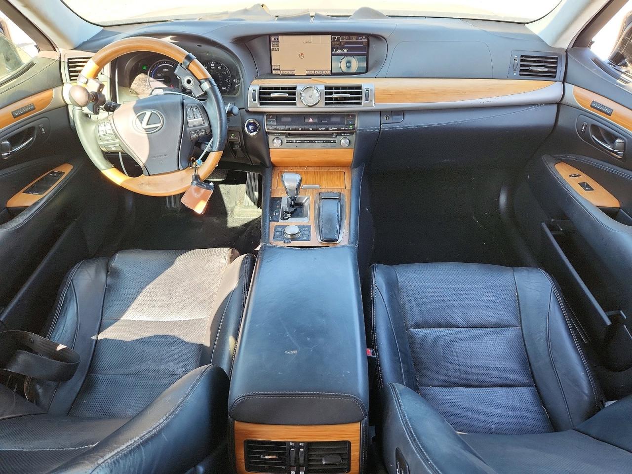2014 Lexus Ls 600hl Black vin: JTHDU1EF7E5017587