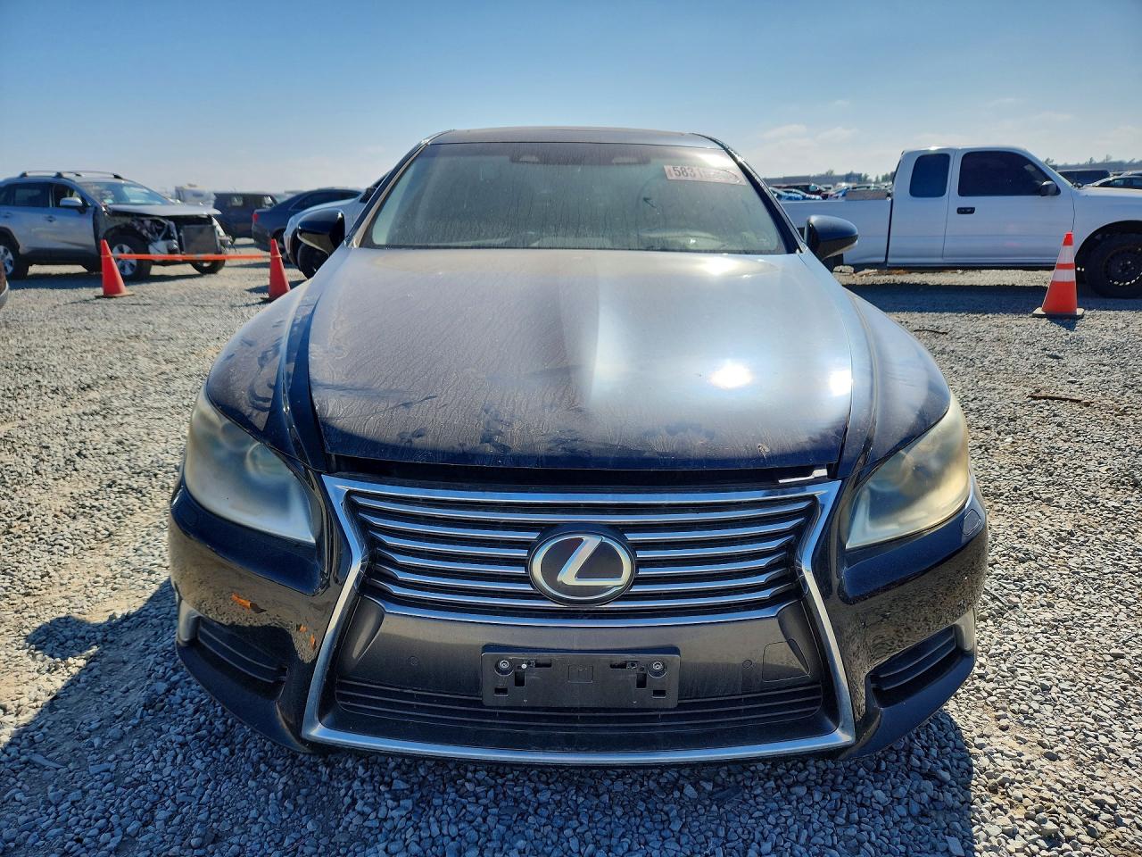 2014 Lexus Ls 600hl Black vin: JTHDU1EF7E5017587