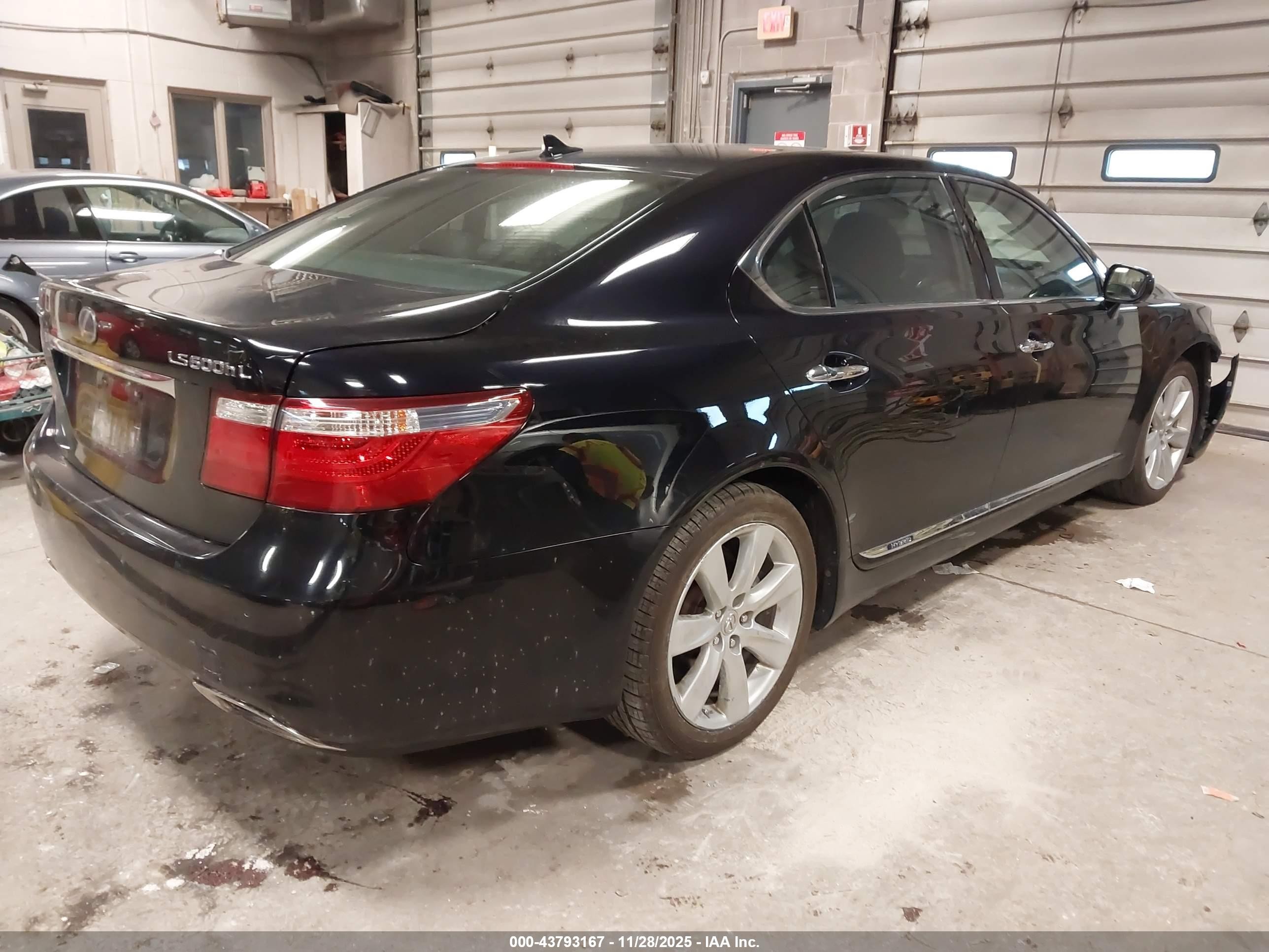 2008 Lexus Ls 600h   Черный vin: JTHDU46F085005043