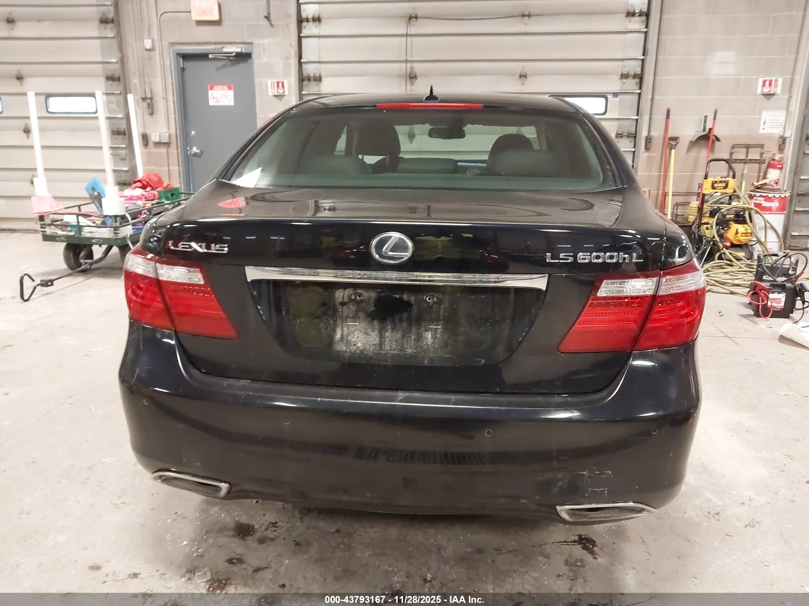 2008 Lexus Ls 600h   Черный vin: JTHDU46F085005043