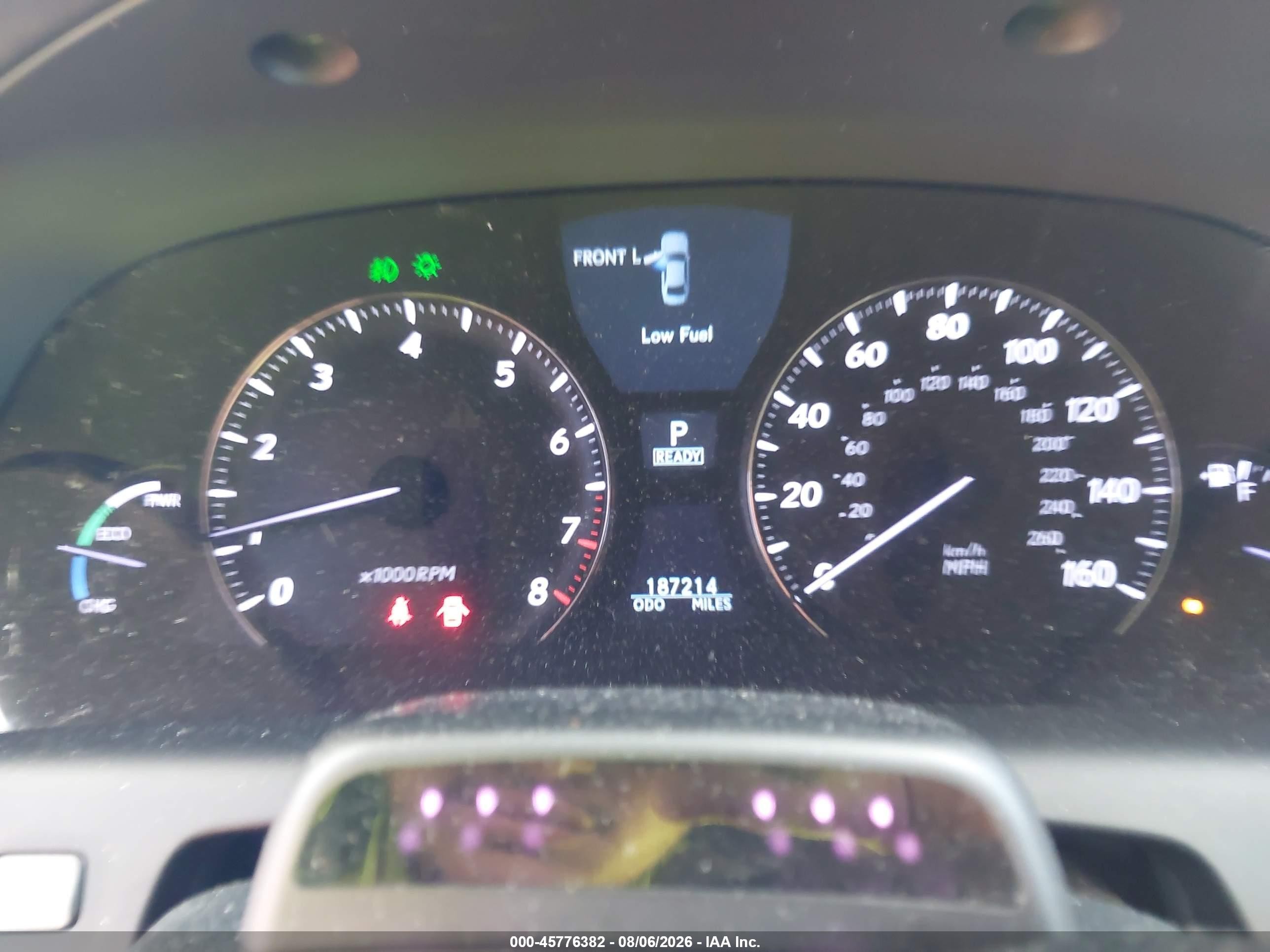 2008 Lexus Ls 600h Black vin: JTHDU46F185000305