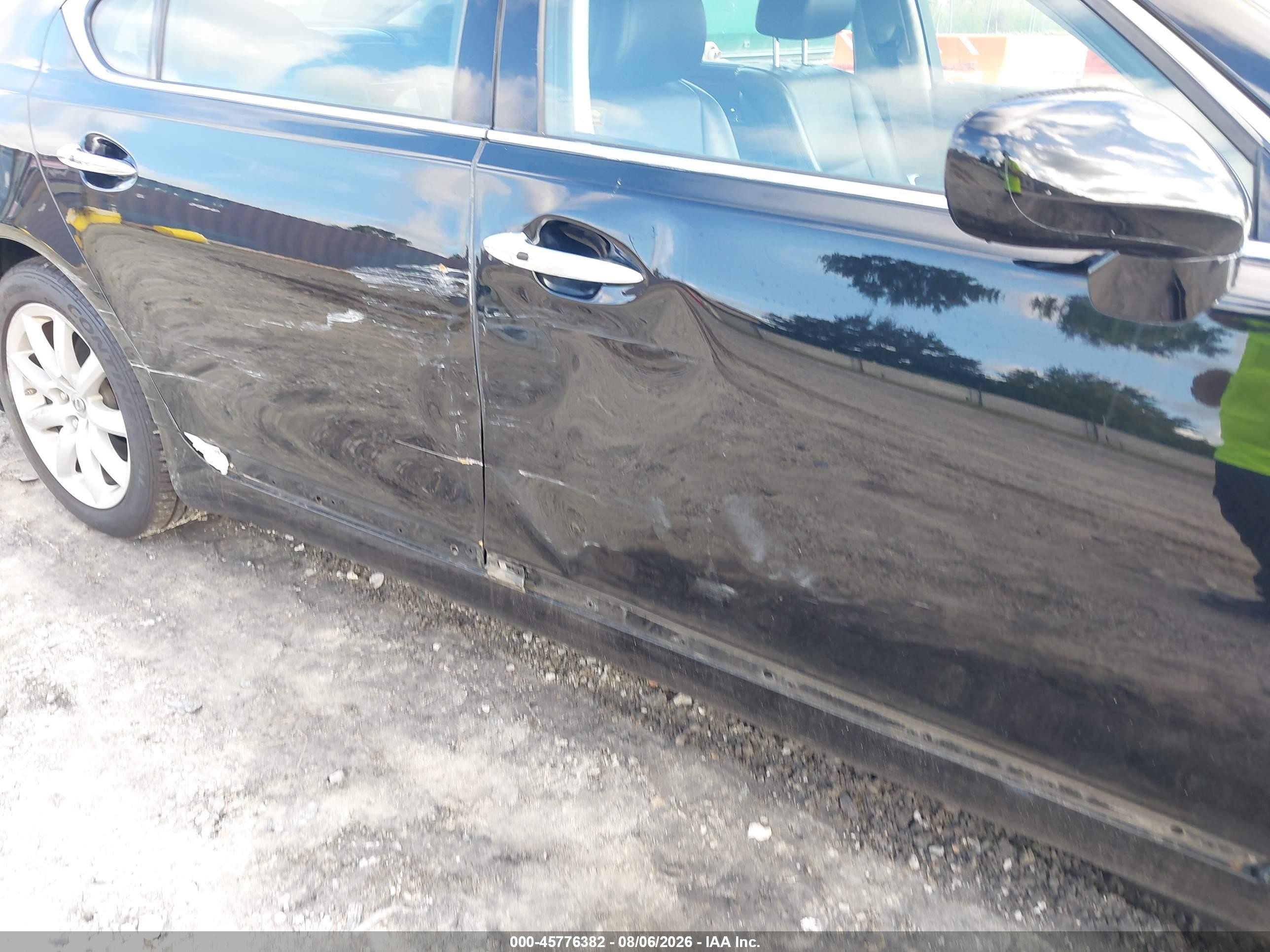 2008 Lexus Ls 600h Black vin: JTHDU46F185000305