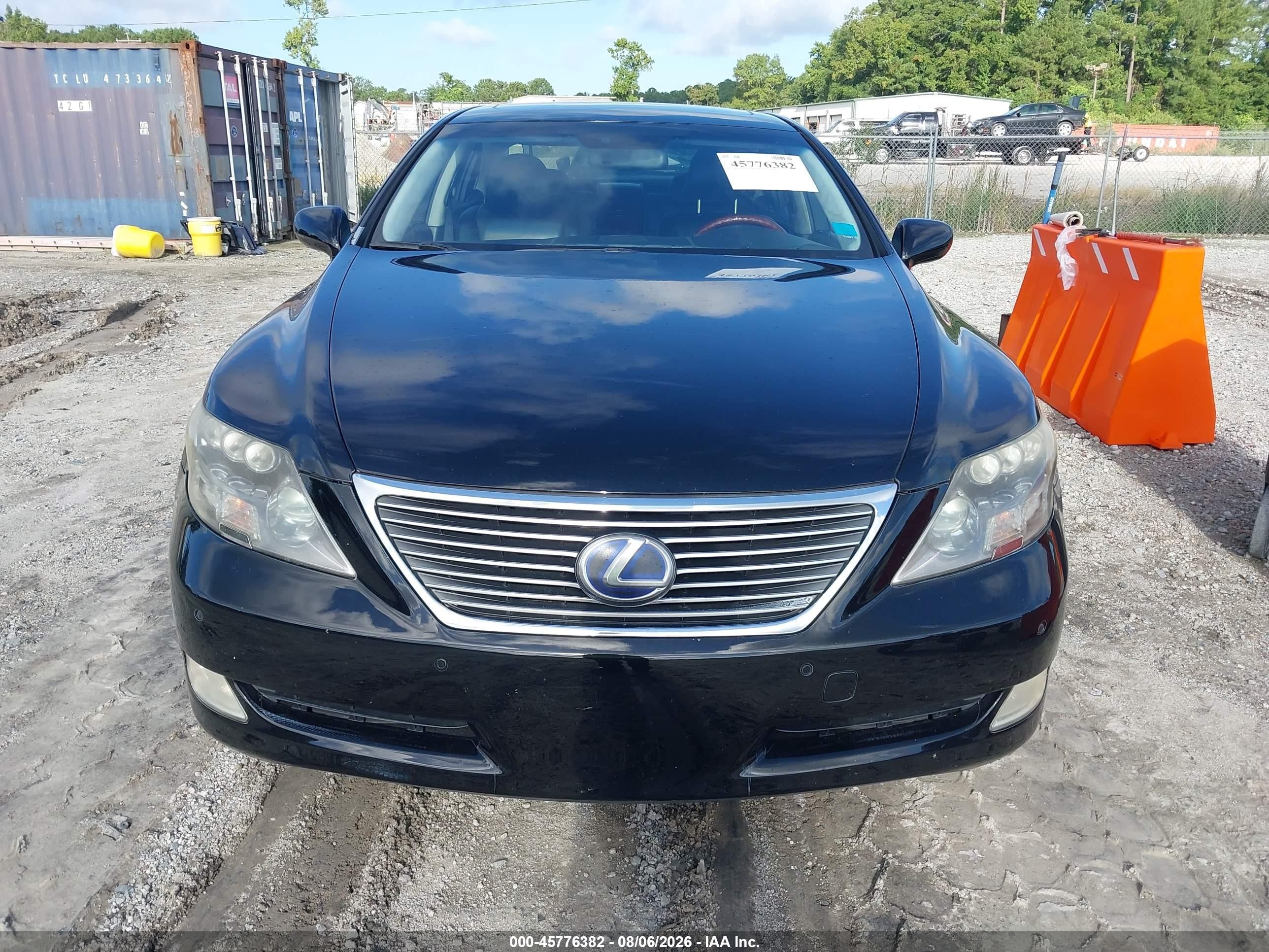 2008 Lexus Ls 600h Black vin: JTHDU46F185000305