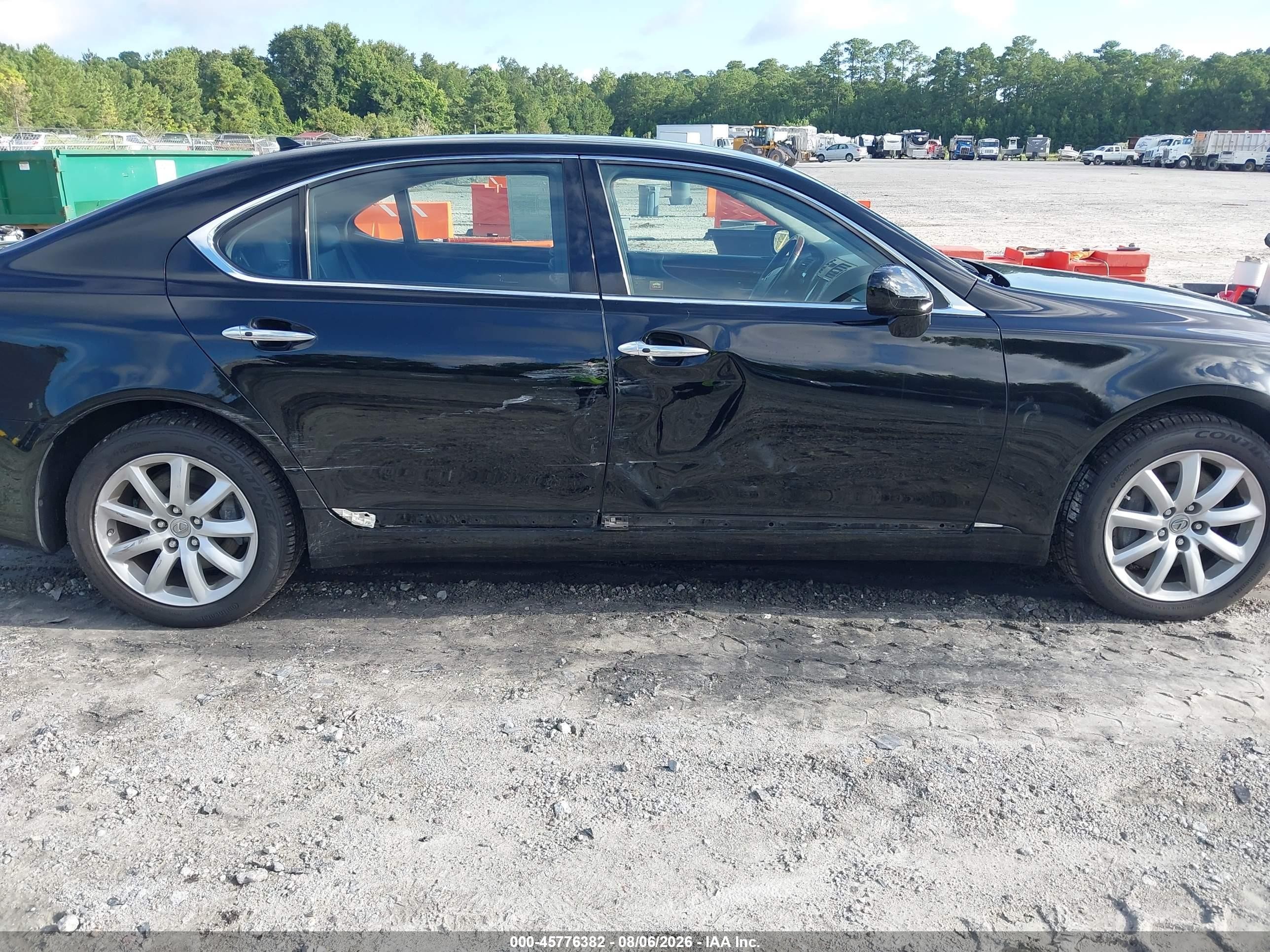 2008 Lexus Ls 600h Black vin: JTHDU46F185000305