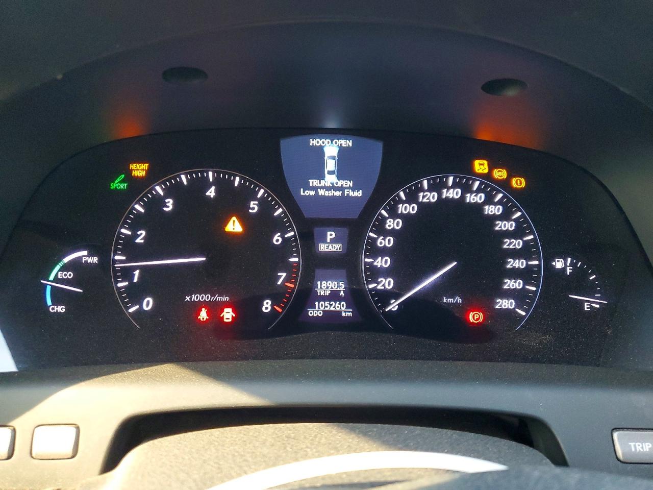 2008 Lexus Ls 600hl Charcoal vin: JTHDU46F185004337