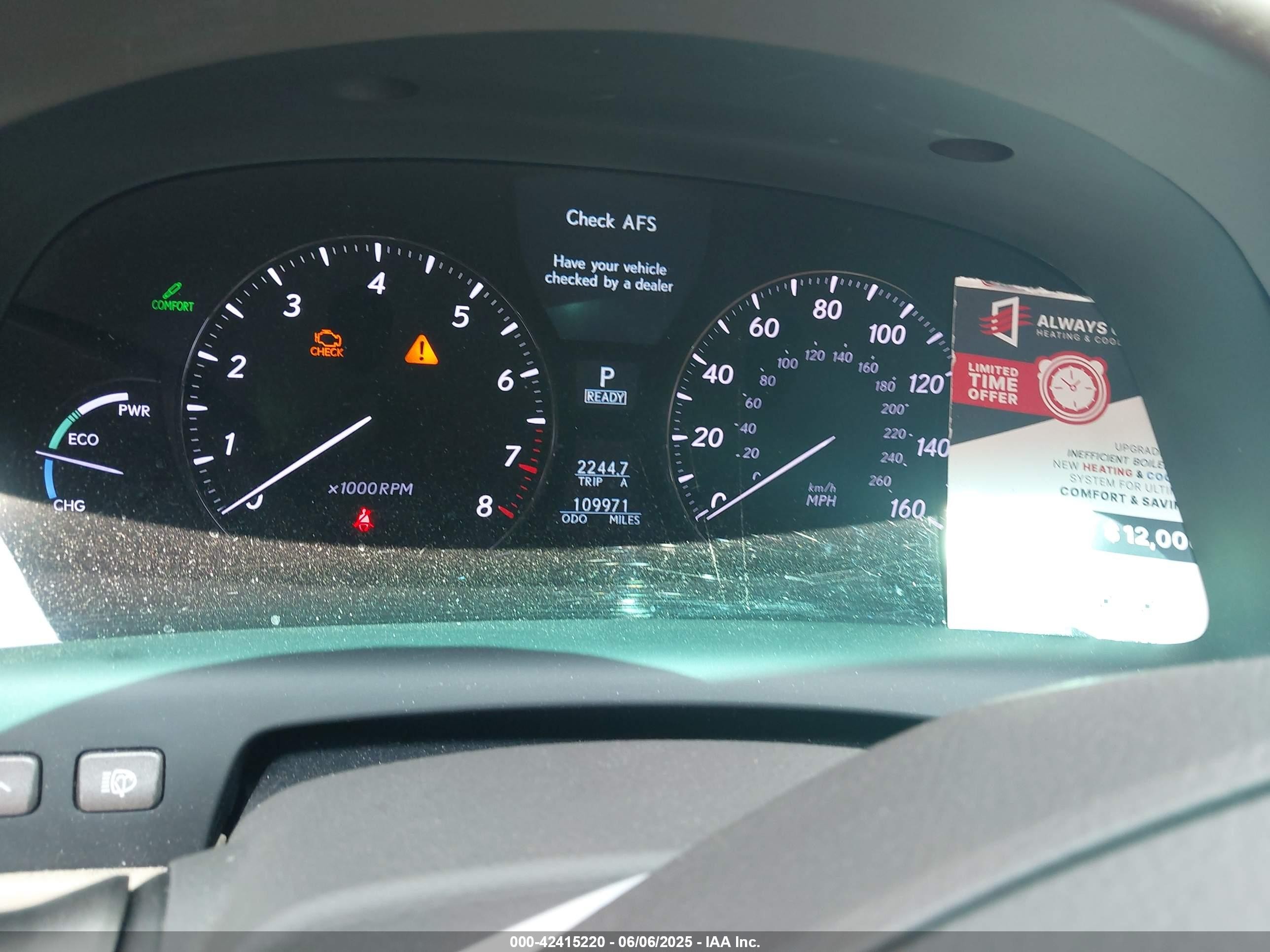 2008 Lexus Ls 600h   White vin: JTHDU46F385005344