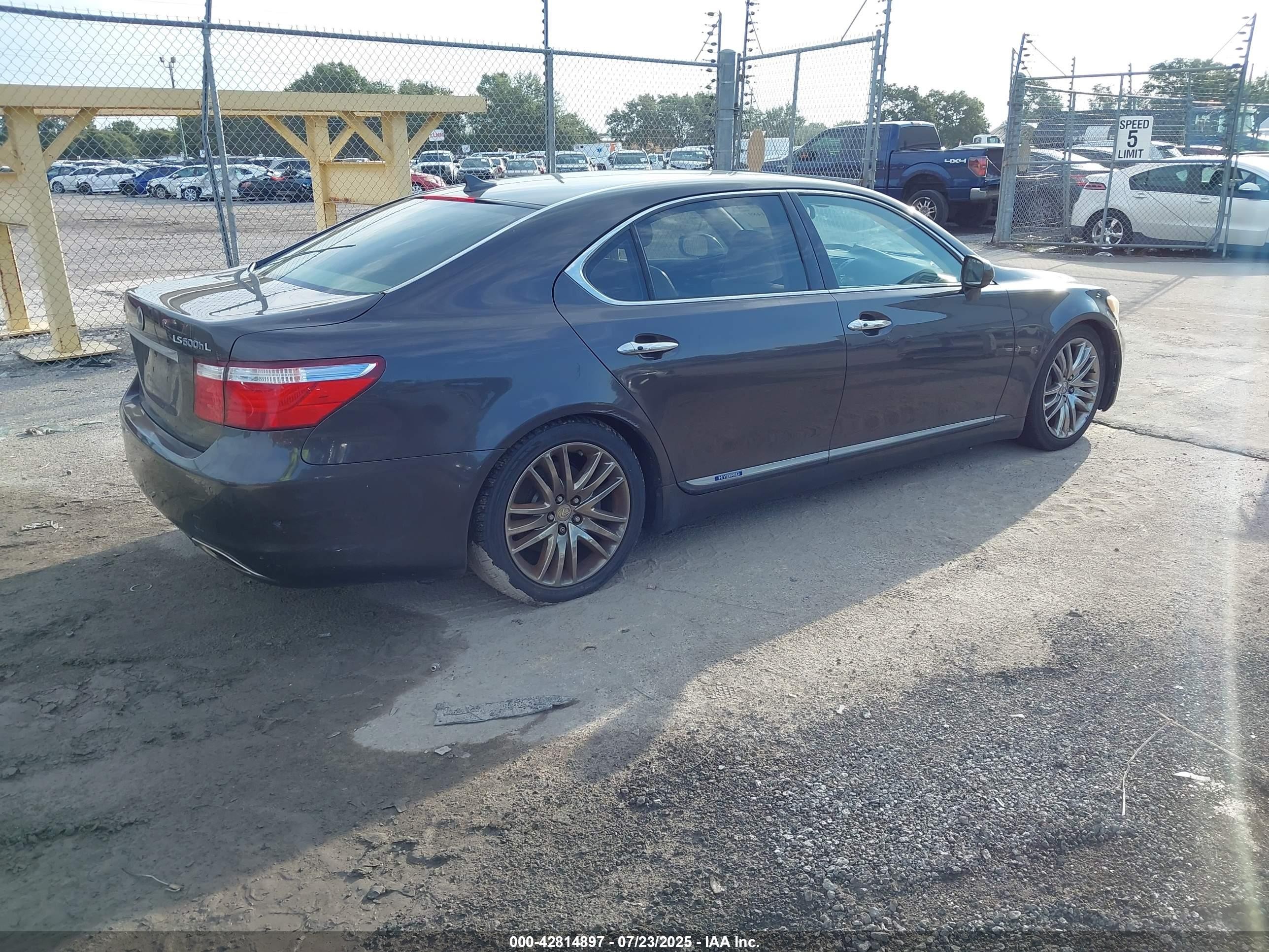 2008 Lexus Ls 600h   Gray vin: JTHDU46F485001206