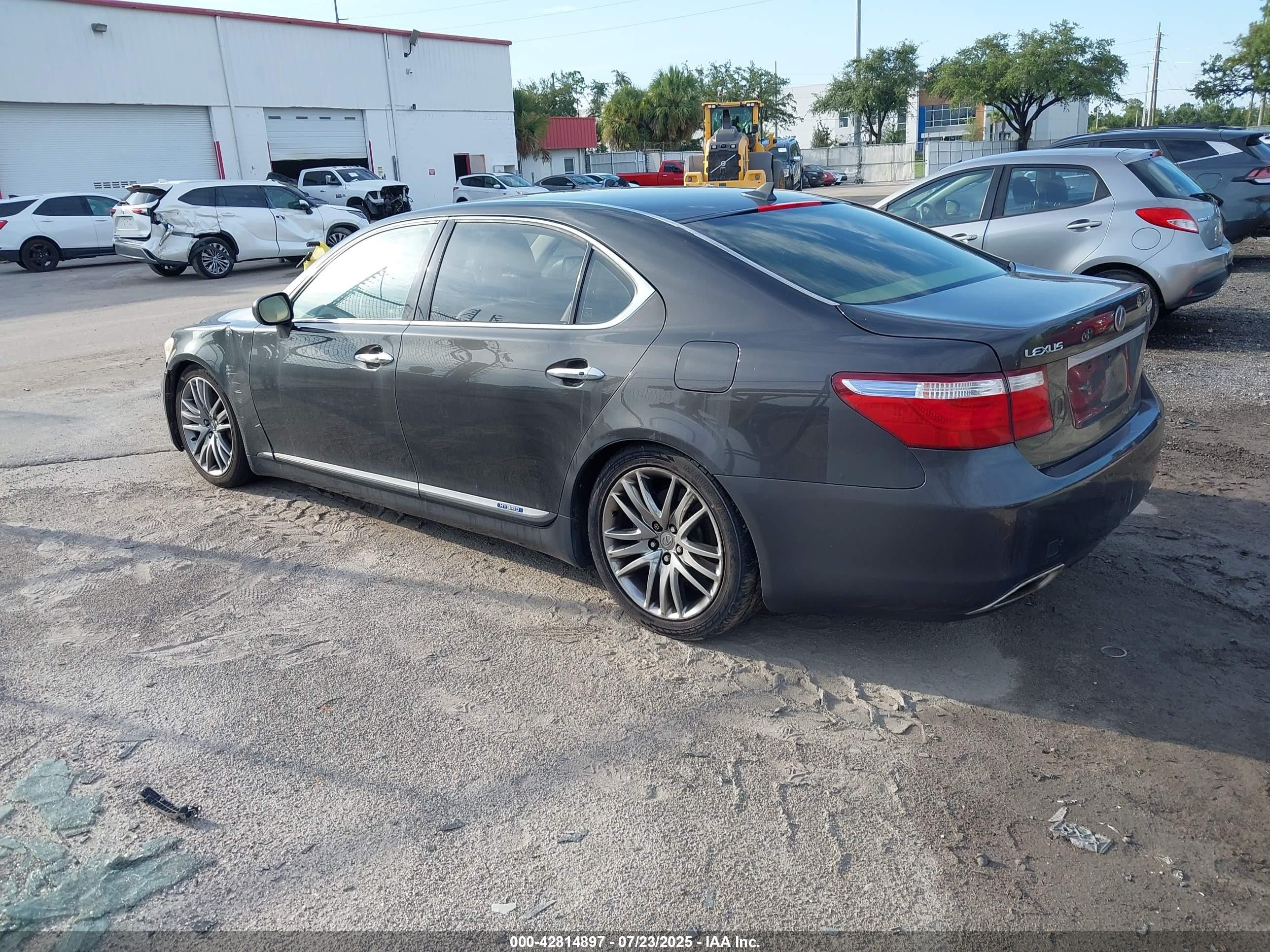 2008 Lexus Ls 600h   Gray vin: JTHDU46F485001206