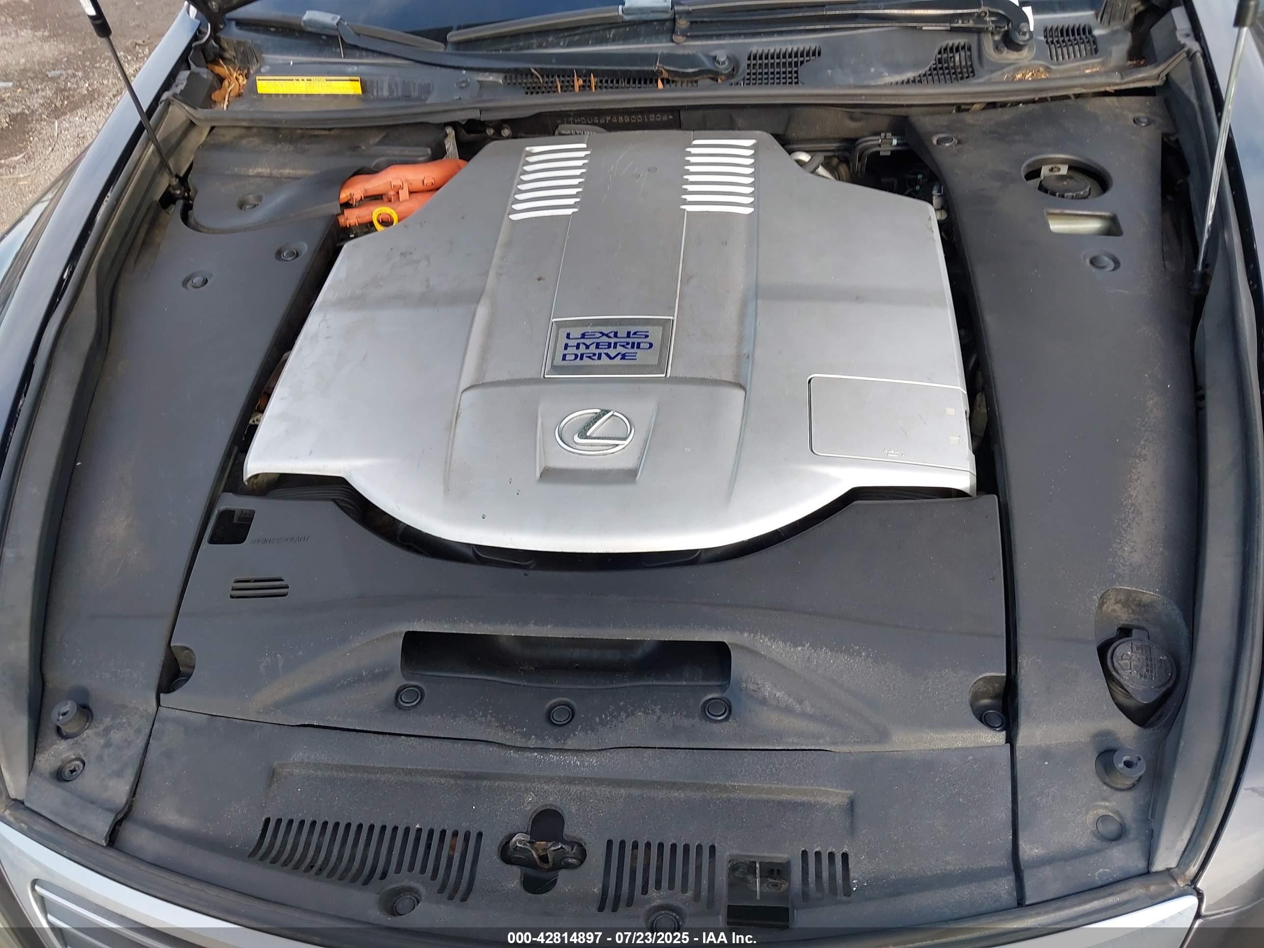 2008 Lexus Ls 600h   Gray vin: JTHDU46F485001206