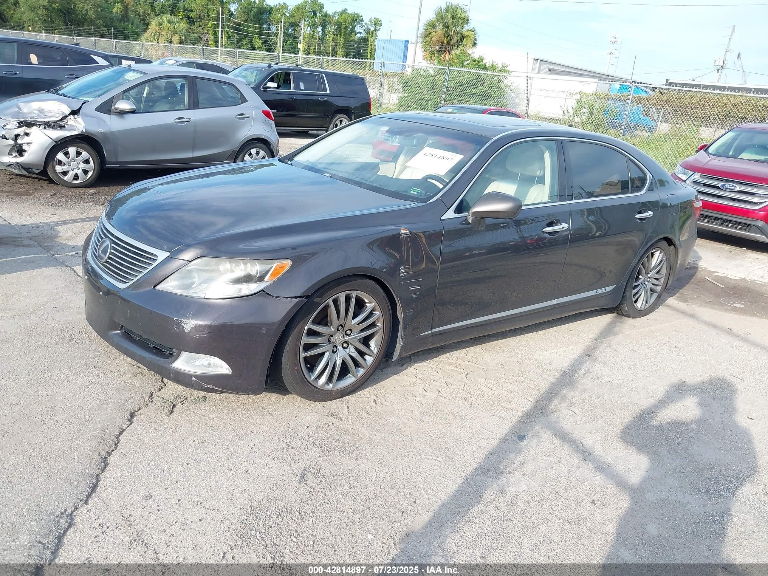 2008 Lexus Ls 600h   Gray vin: JTHDU46F485001206