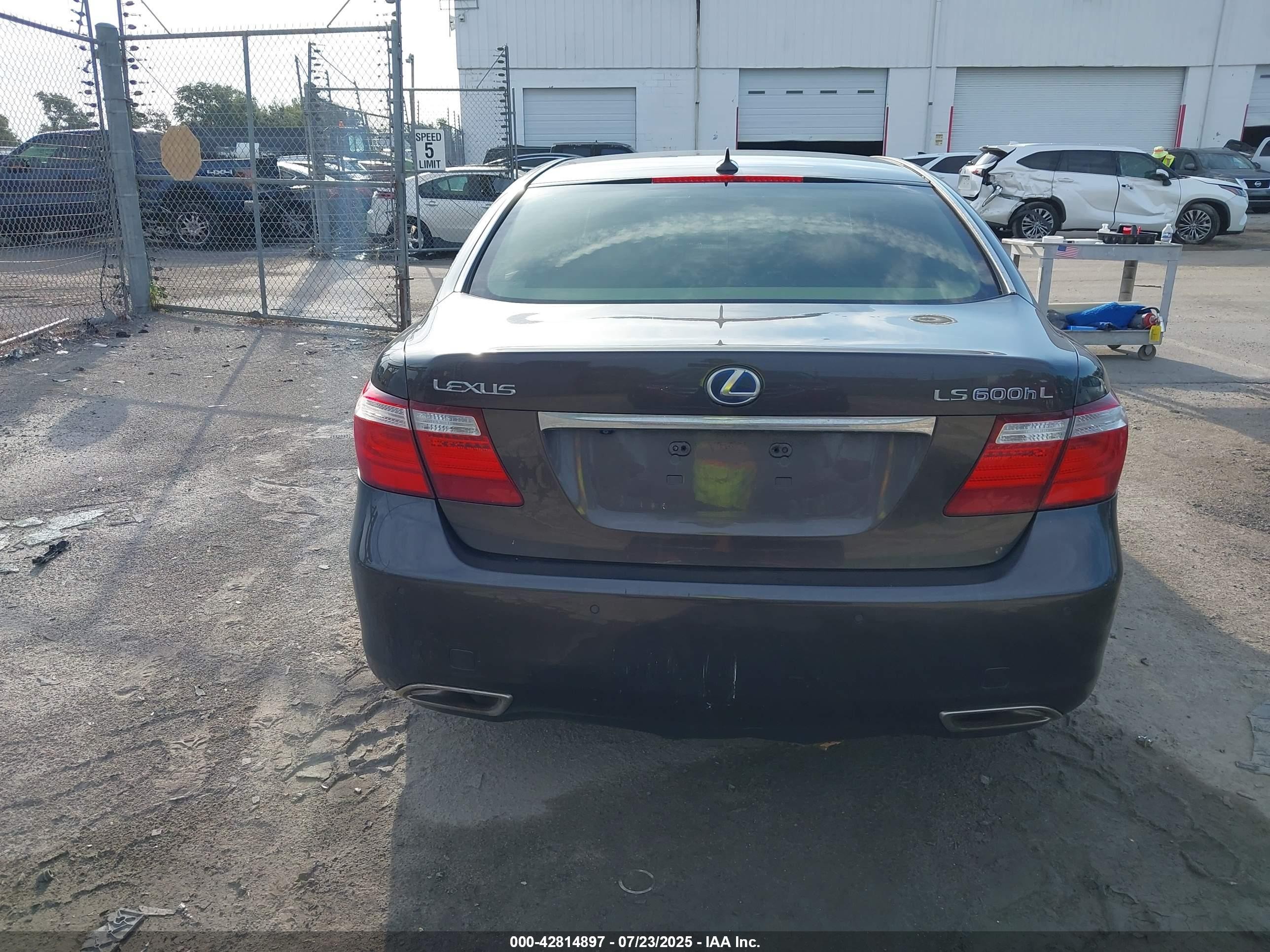 2008 Lexus Ls 600h   Gray vin: JTHDU46F485001206