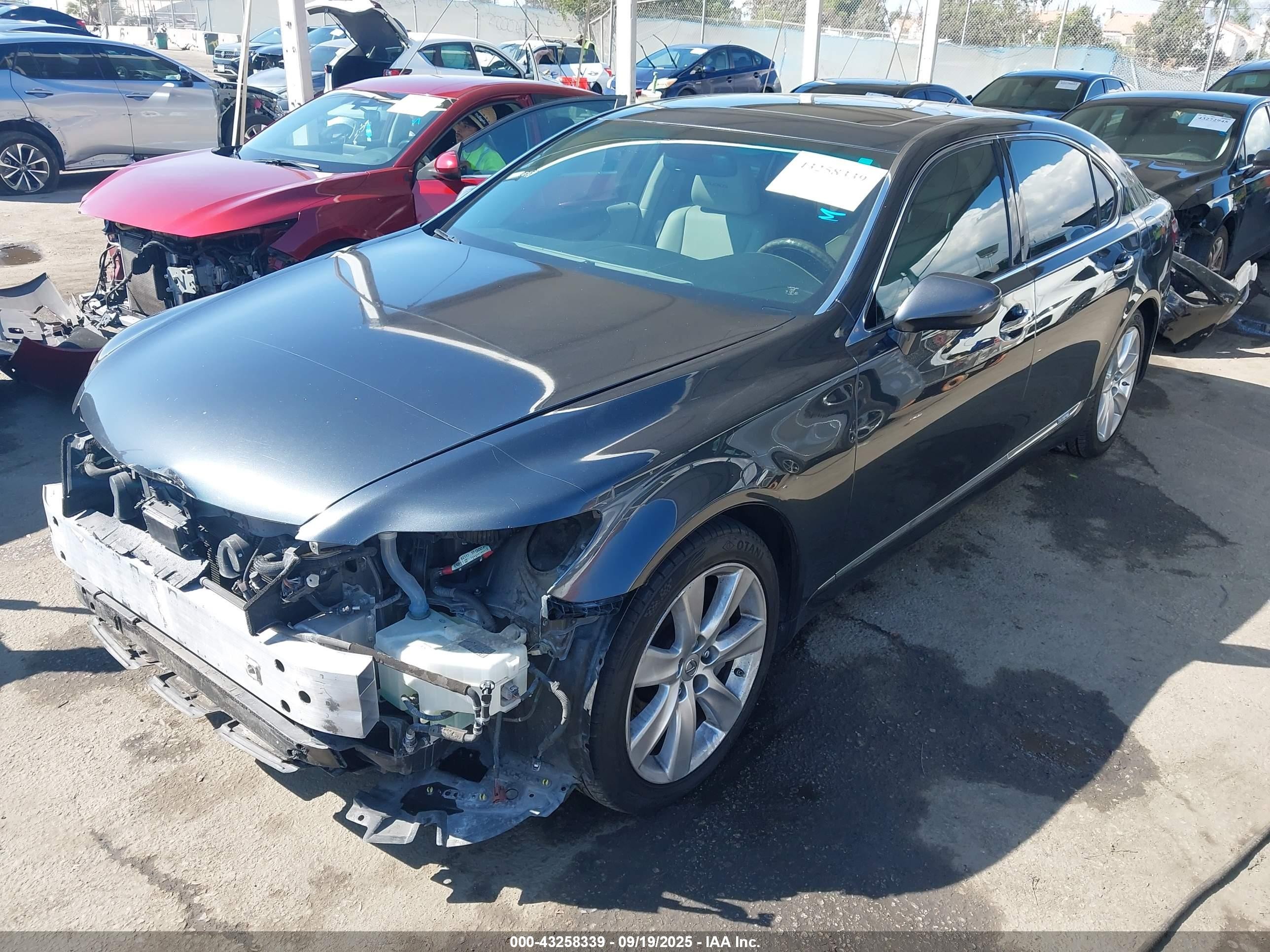 2008 Lexus Ls 600h   Gray vin: JTHDU46F485005806