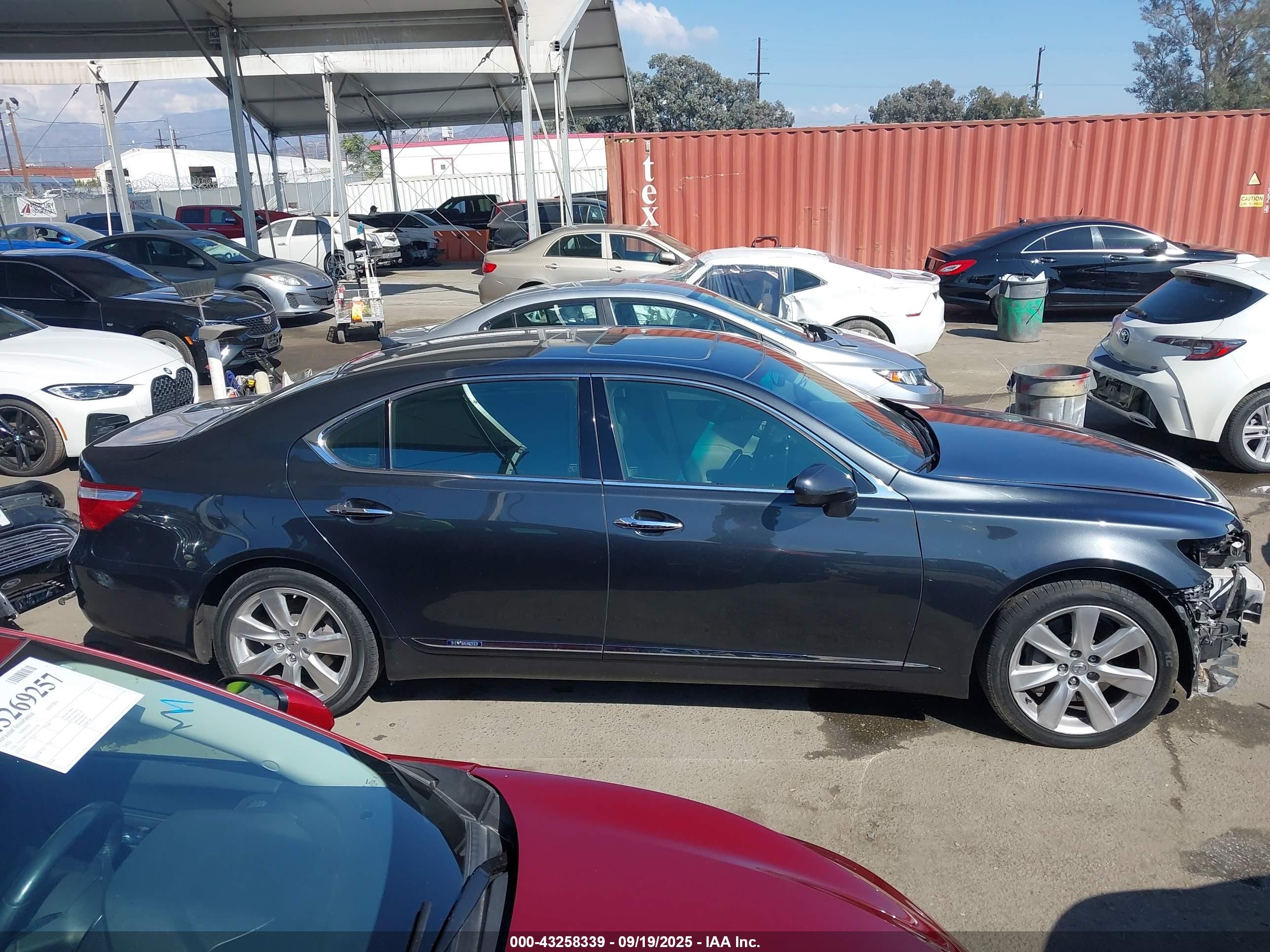 2008 Lexus Ls 600h   Gray vin: JTHDU46F485005806