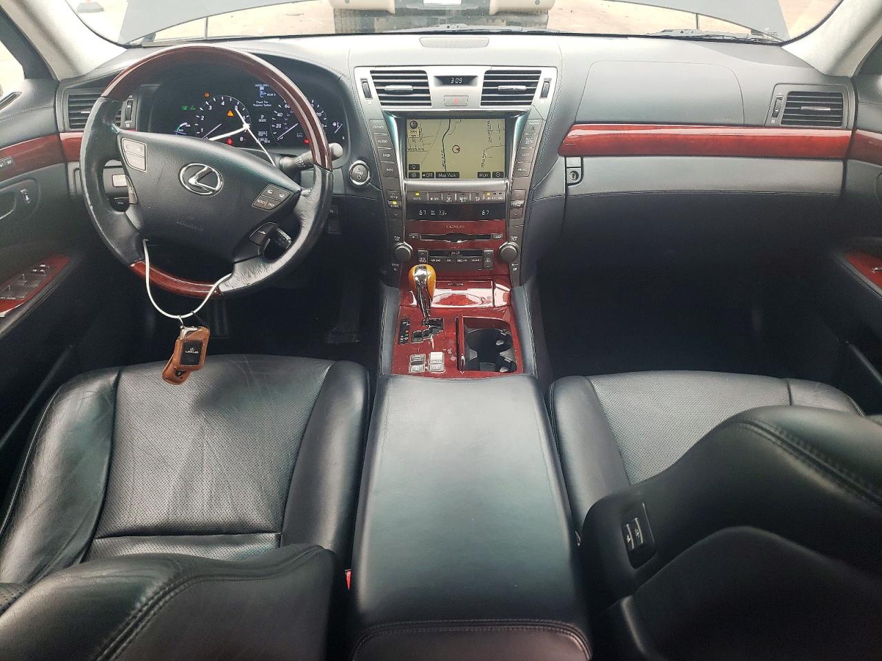 2008 Lexus Ls 600hl Black vin: JTHDU46F585004485