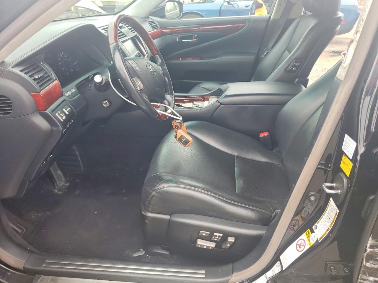 2008 Lexus Ls 600hl Black vin: JTHDU46F585004485