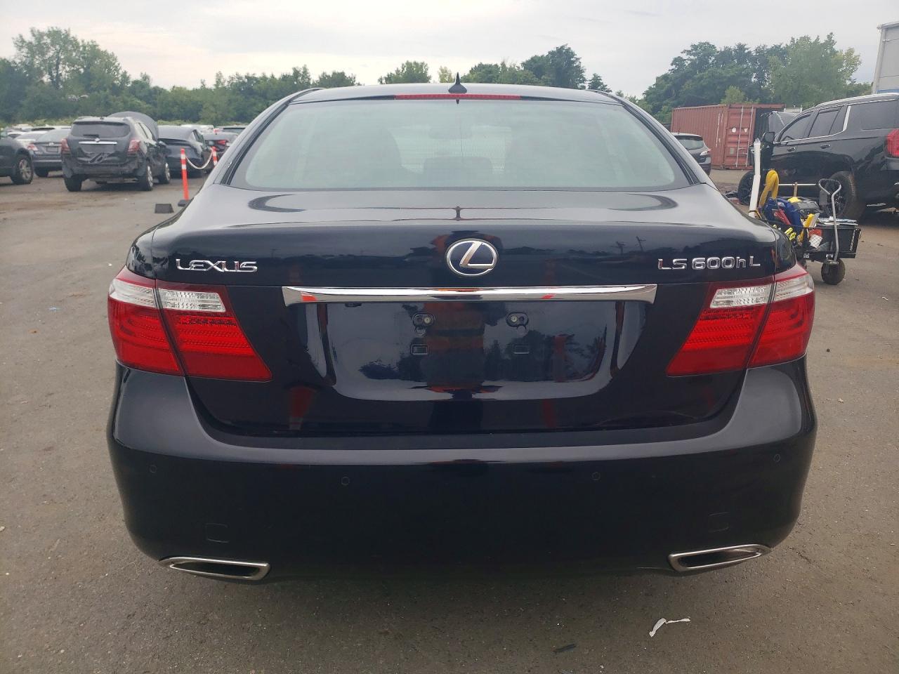 2008 Lexus Ls 600hl Black vin: JTHDU46F585004485