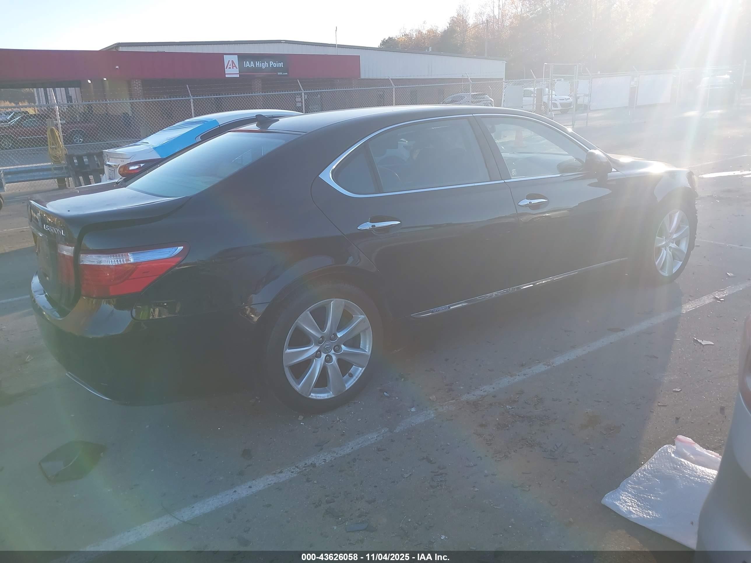 2008 Lexus Ls 600h   Black vin: JTHDU46F785002480