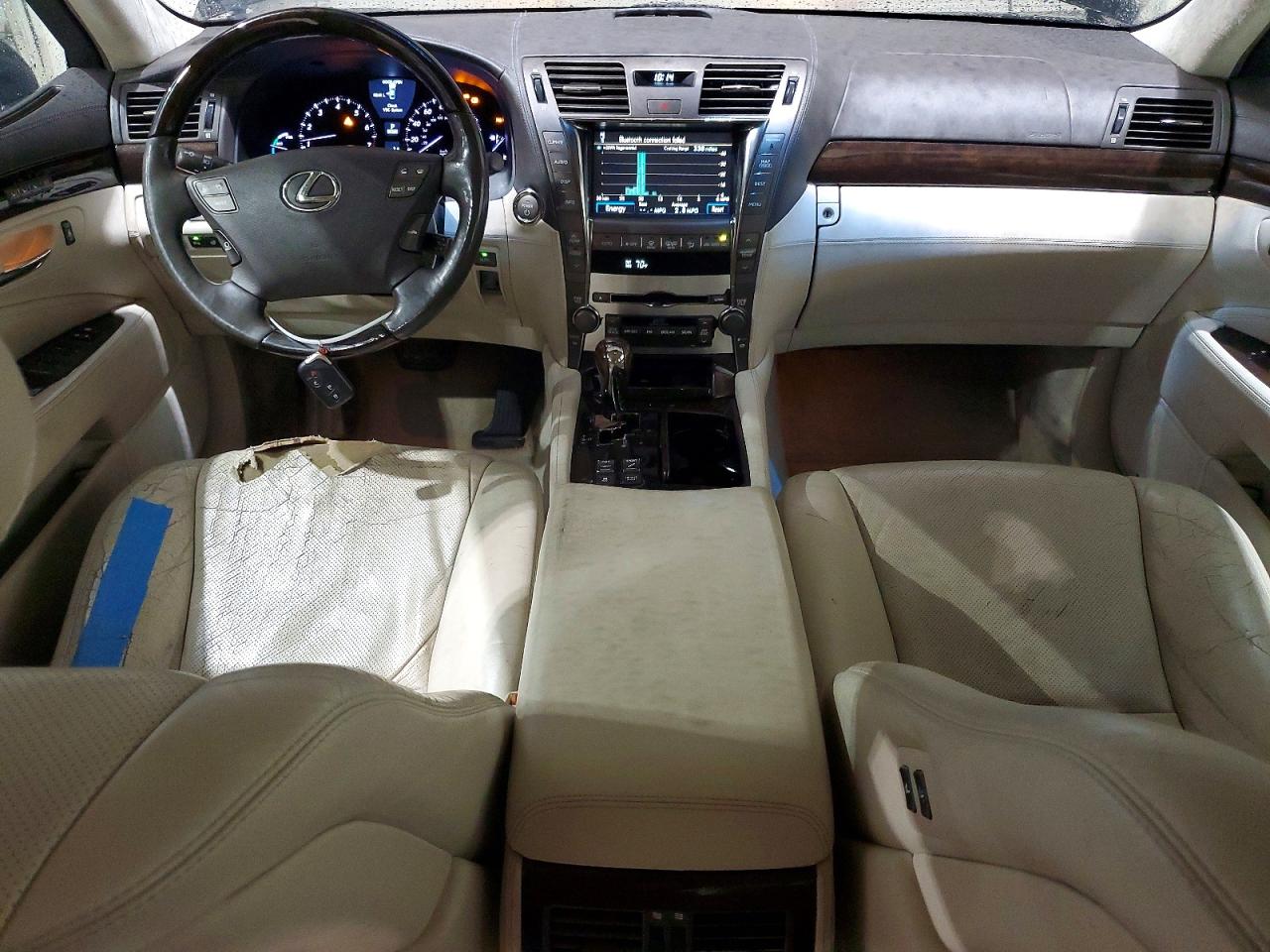 2008 Lexus Ls 600hl Black vin: JTHDU46F885003783
