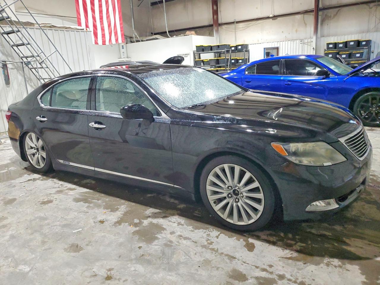 2008 Lexus Ls 600hl Black vin: JTHDU46F885003783