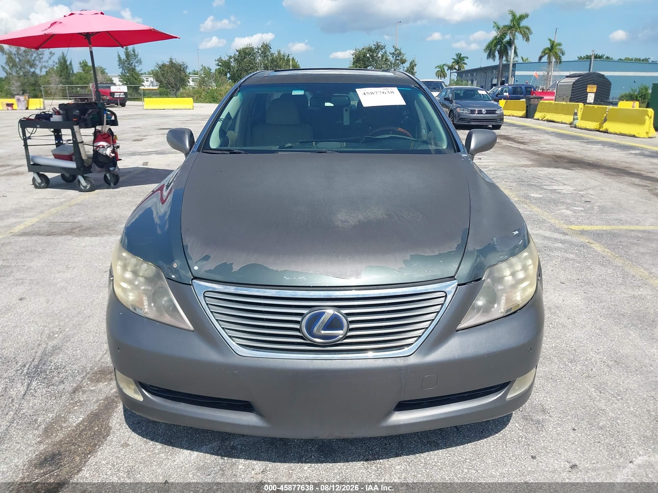 2008 Lexus Ls 600h   Серый vin: JTHDU46F885005548