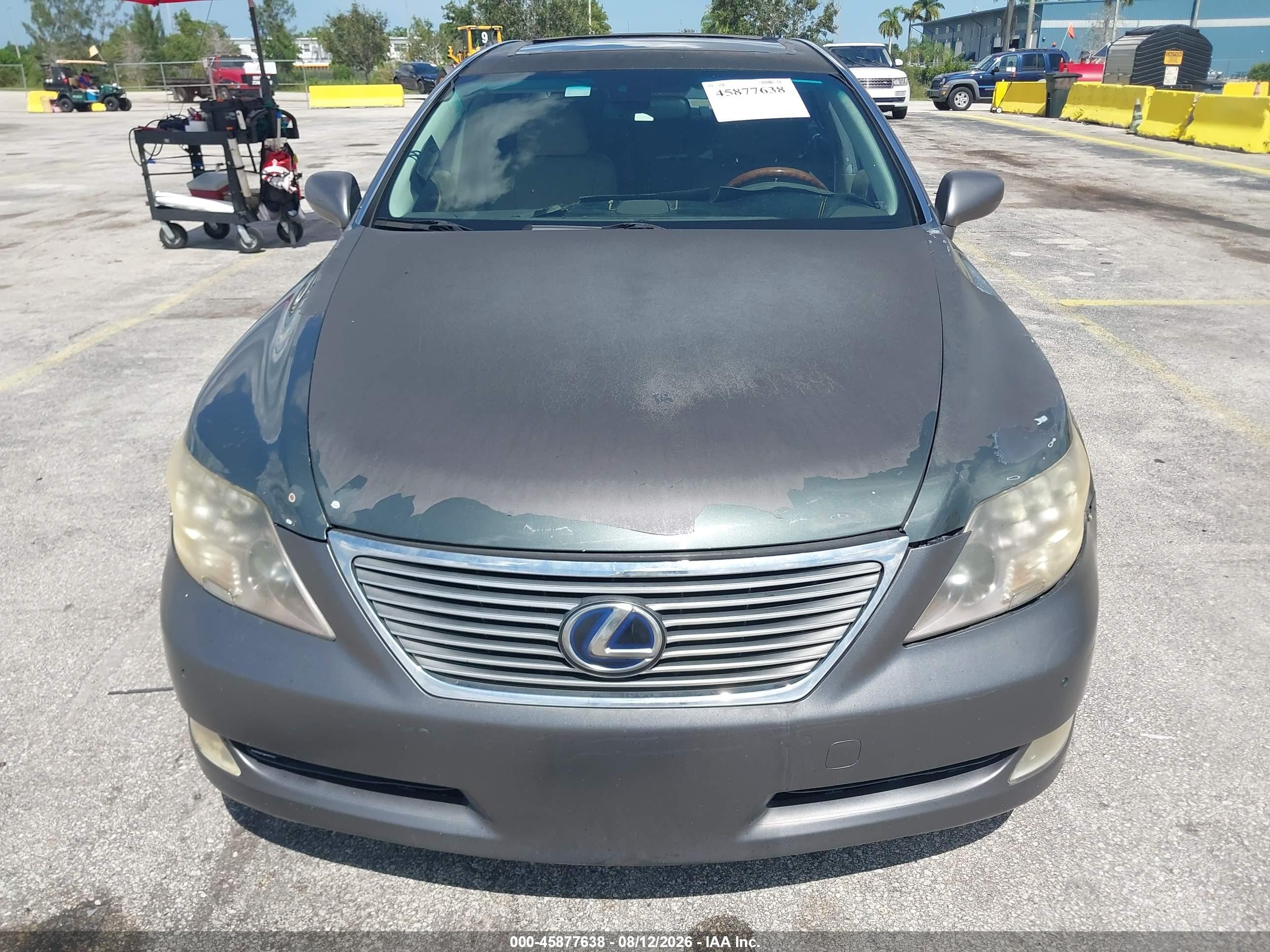 2008 Lexus Ls 600h   Серый vin: JTHDU46F885005548