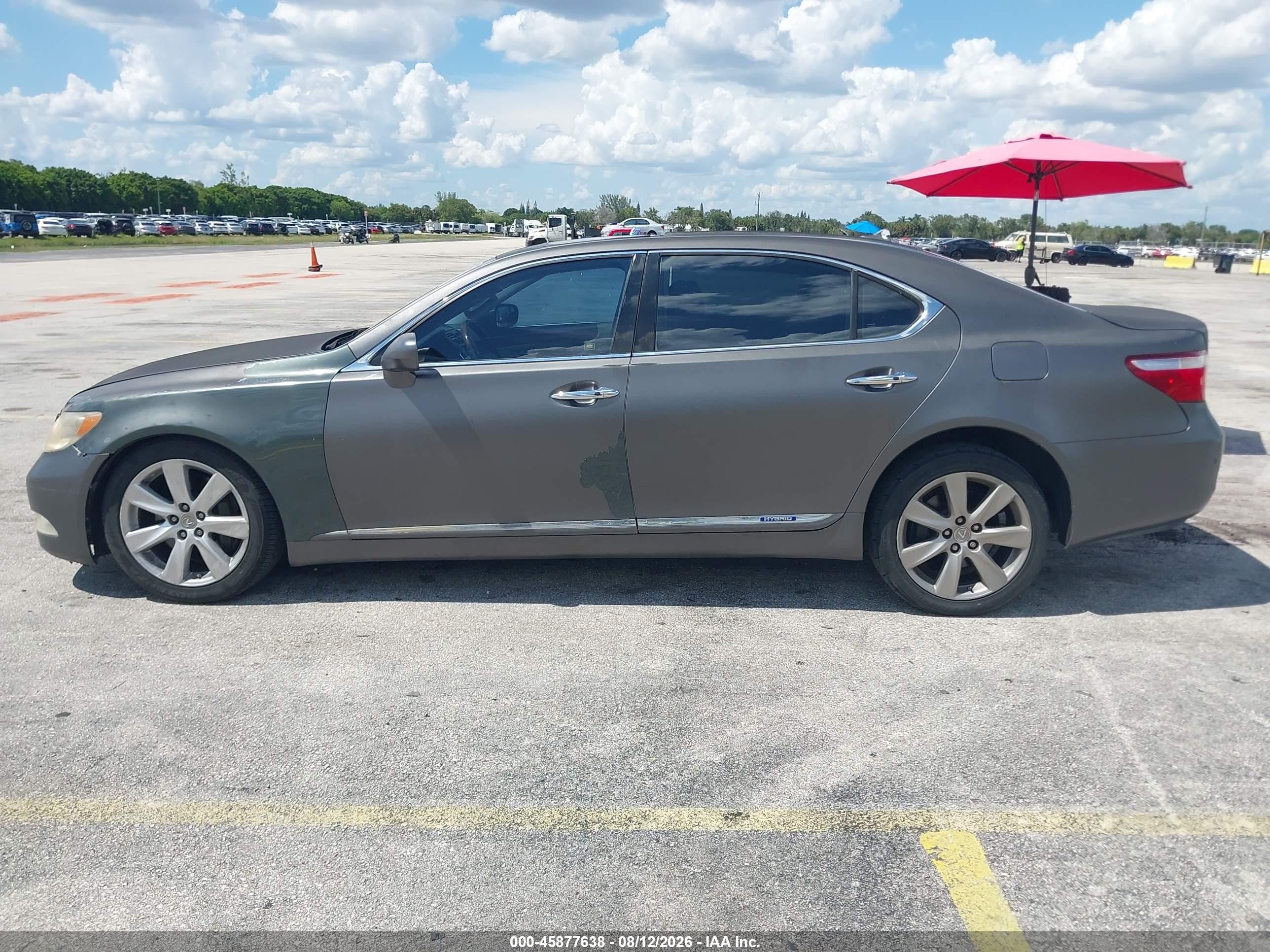 2008 Lexus Ls 600h   Серый vin: JTHDU46F885005548