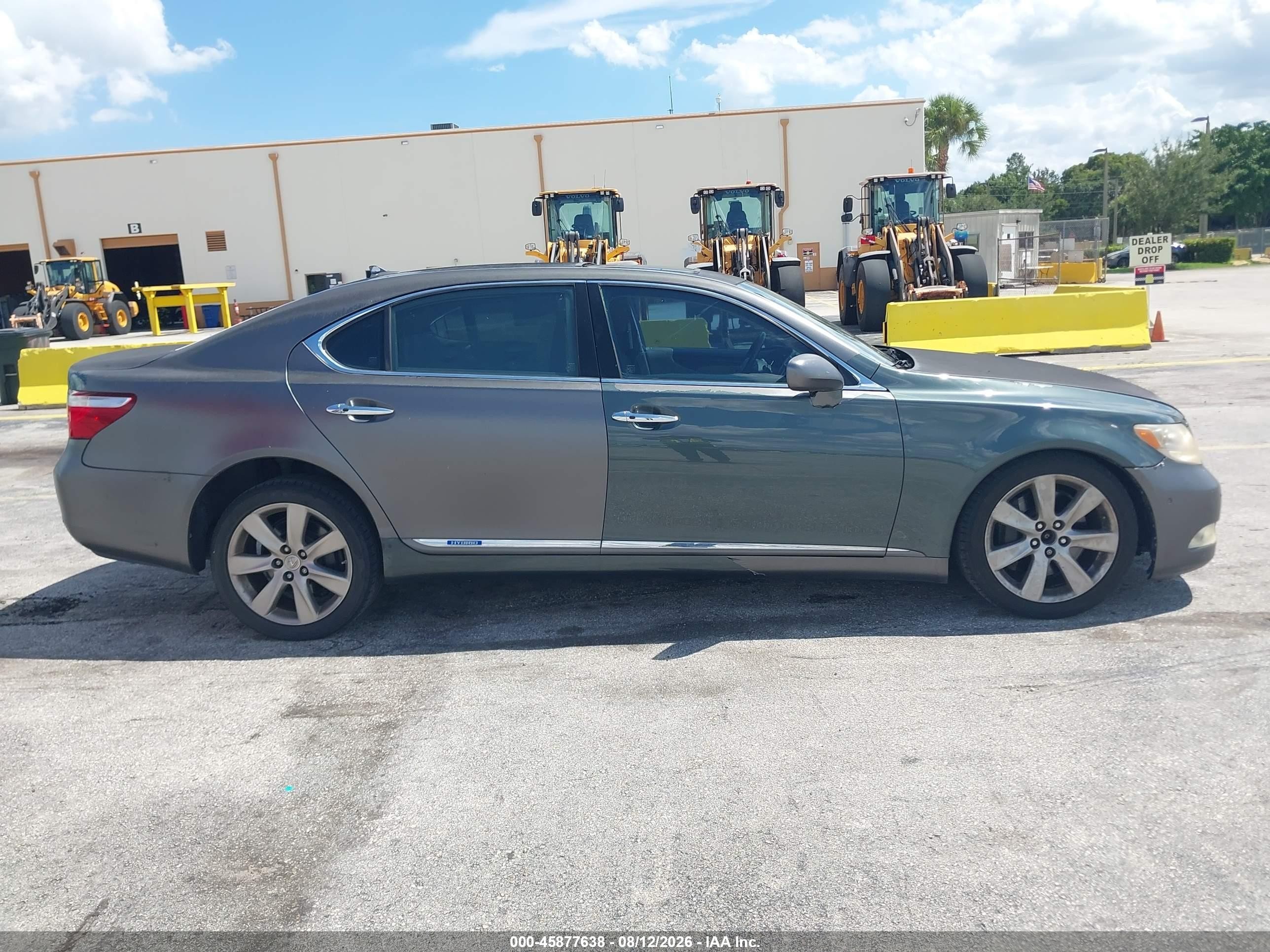 2008 Lexus Ls 600h   Серый vin: JTHDU46F885005548