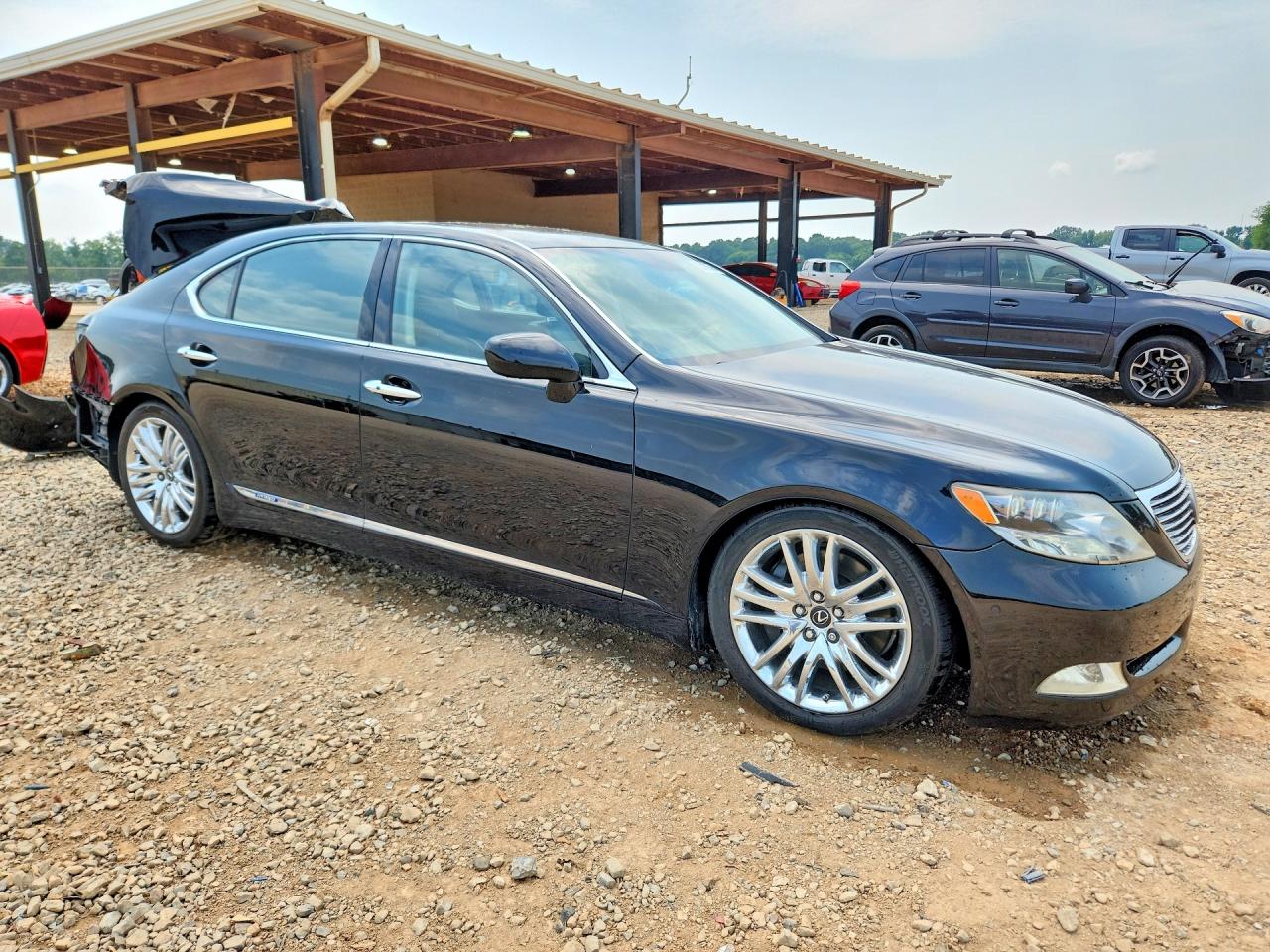 2008 Lexus Ls 600hl Black vin: JTHDU46F985005445