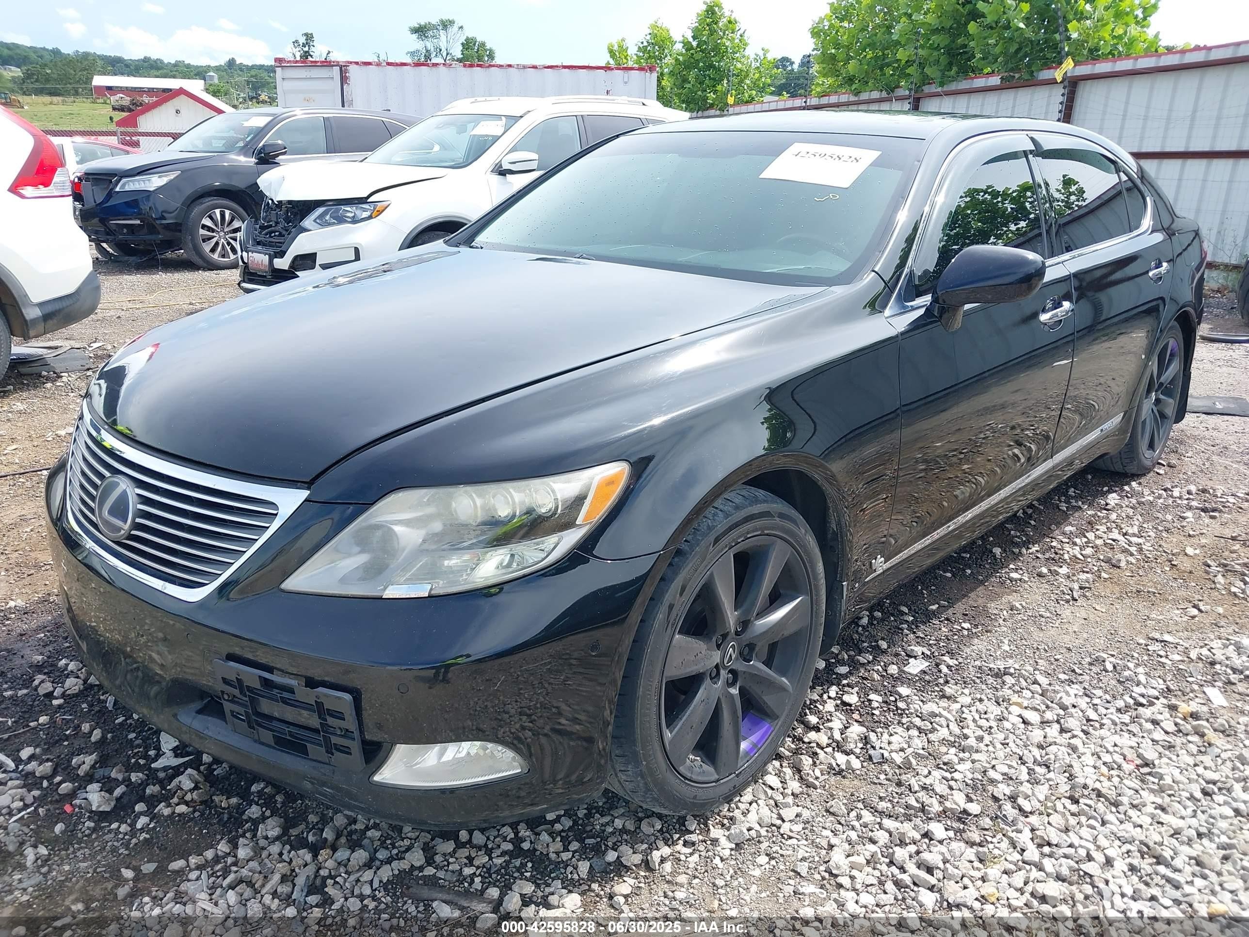 2008 Lexus Ls 600h   Black vin: JTHDU46FX85001632