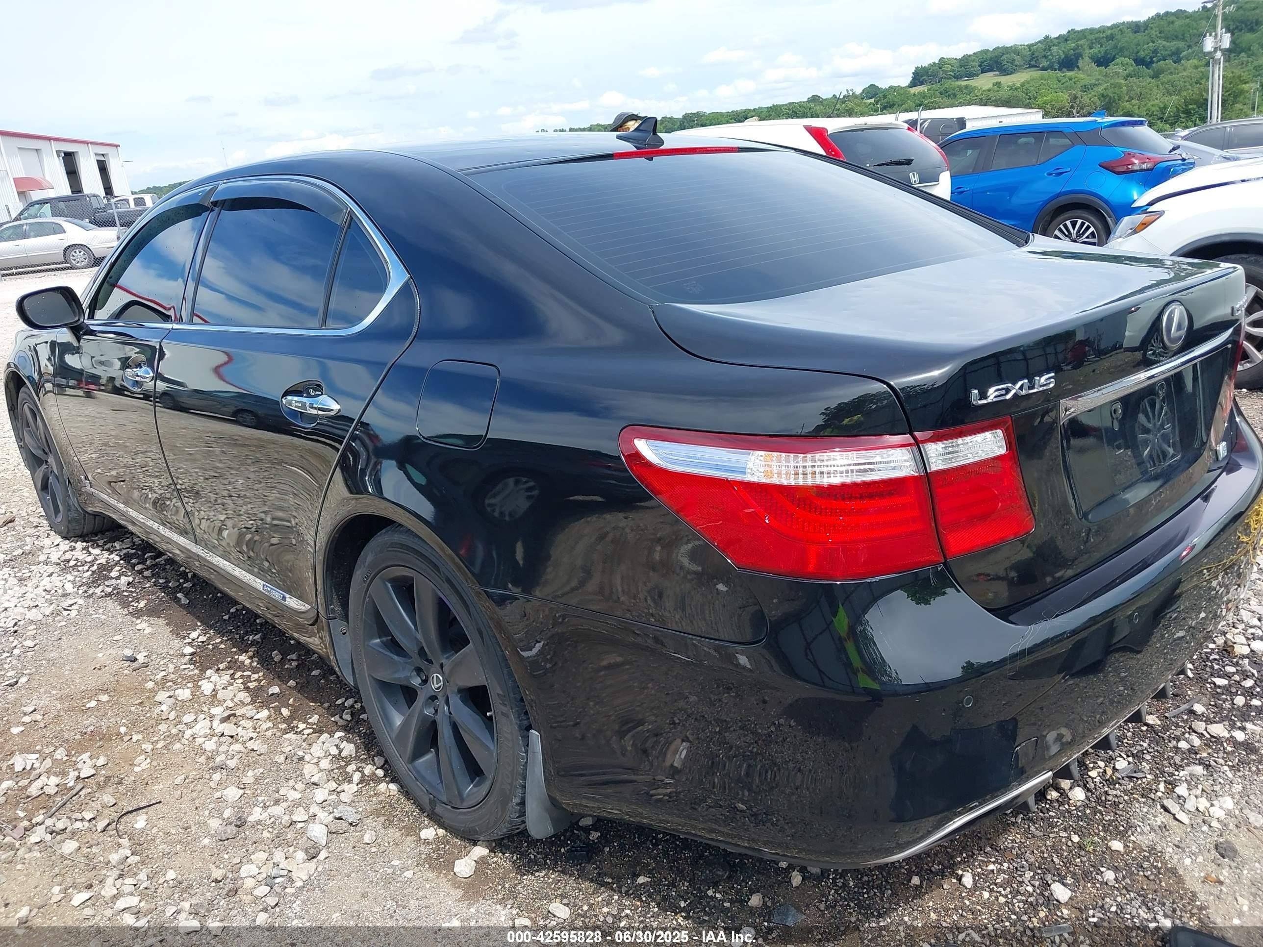 2008 Lexus Ls 600h   Black vin: JTHDU46FX85001632
