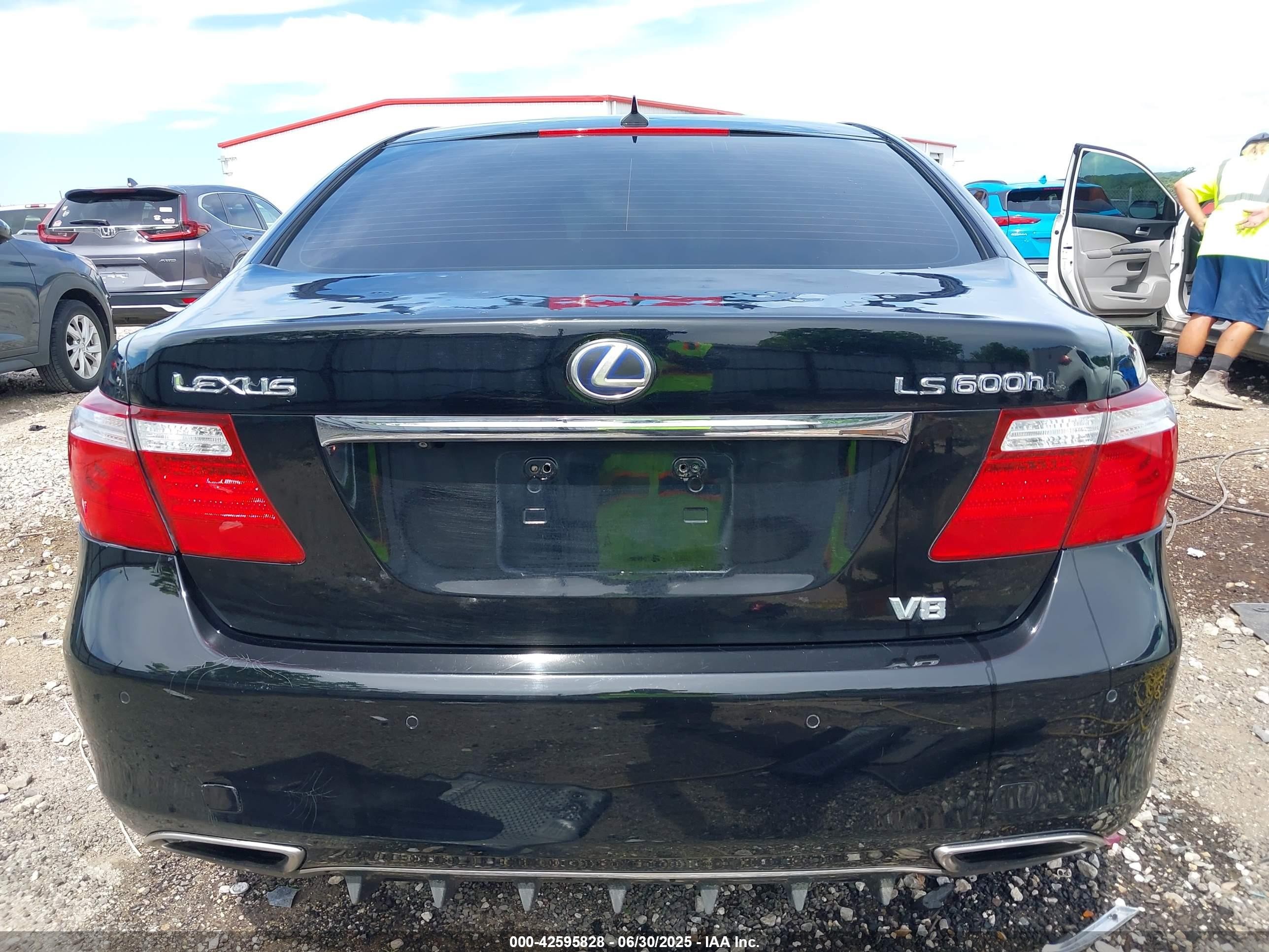 2008 Lexus Ls 600h   Black vin: JTHDU46FX85001632