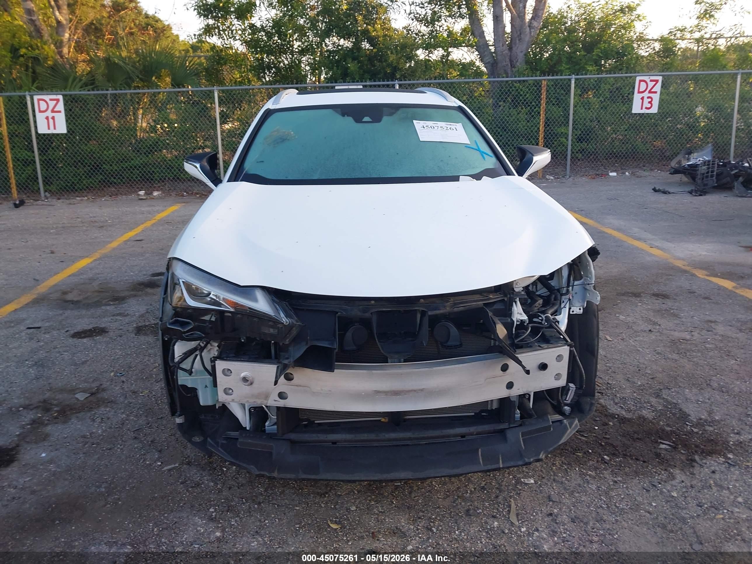 2021 Lexus Ux 200 F Sport White vin: JTHE3JBH8M2041460