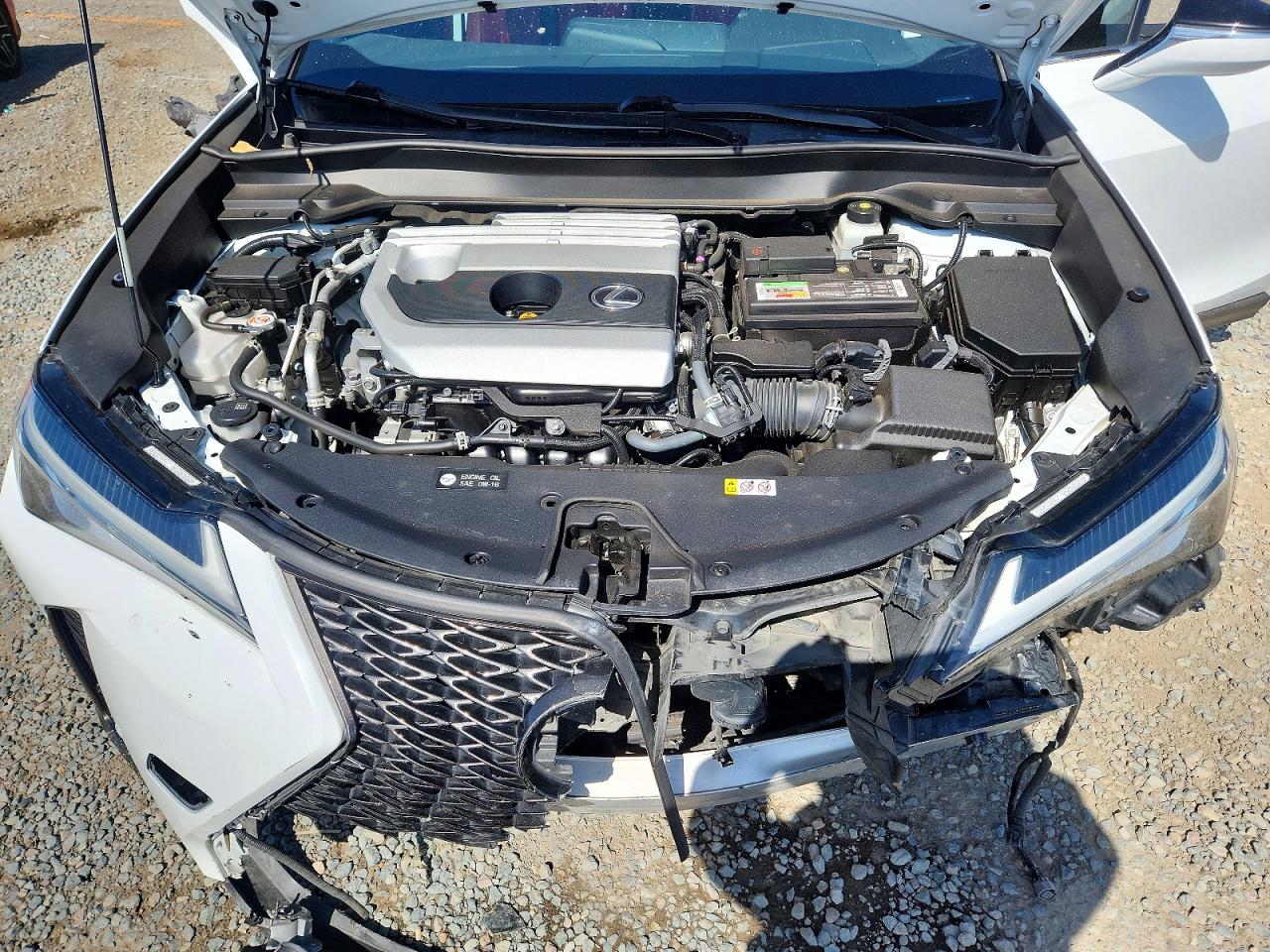 2021 Lexus Ux 200 White vin: JTHE3JBHXM2037118