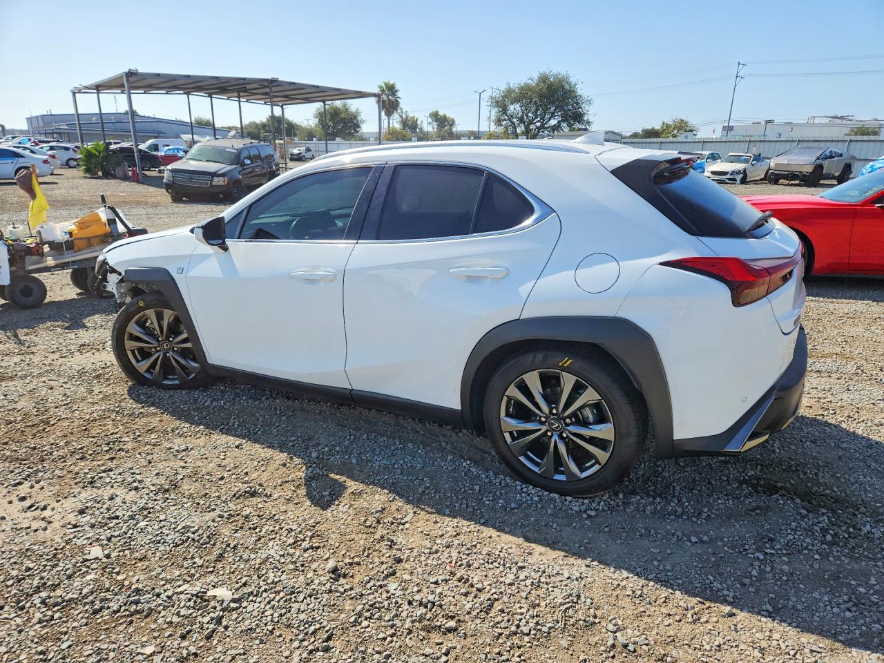 2021 Lexus Ux 200 White vin: JTHE3JBHXM2037118