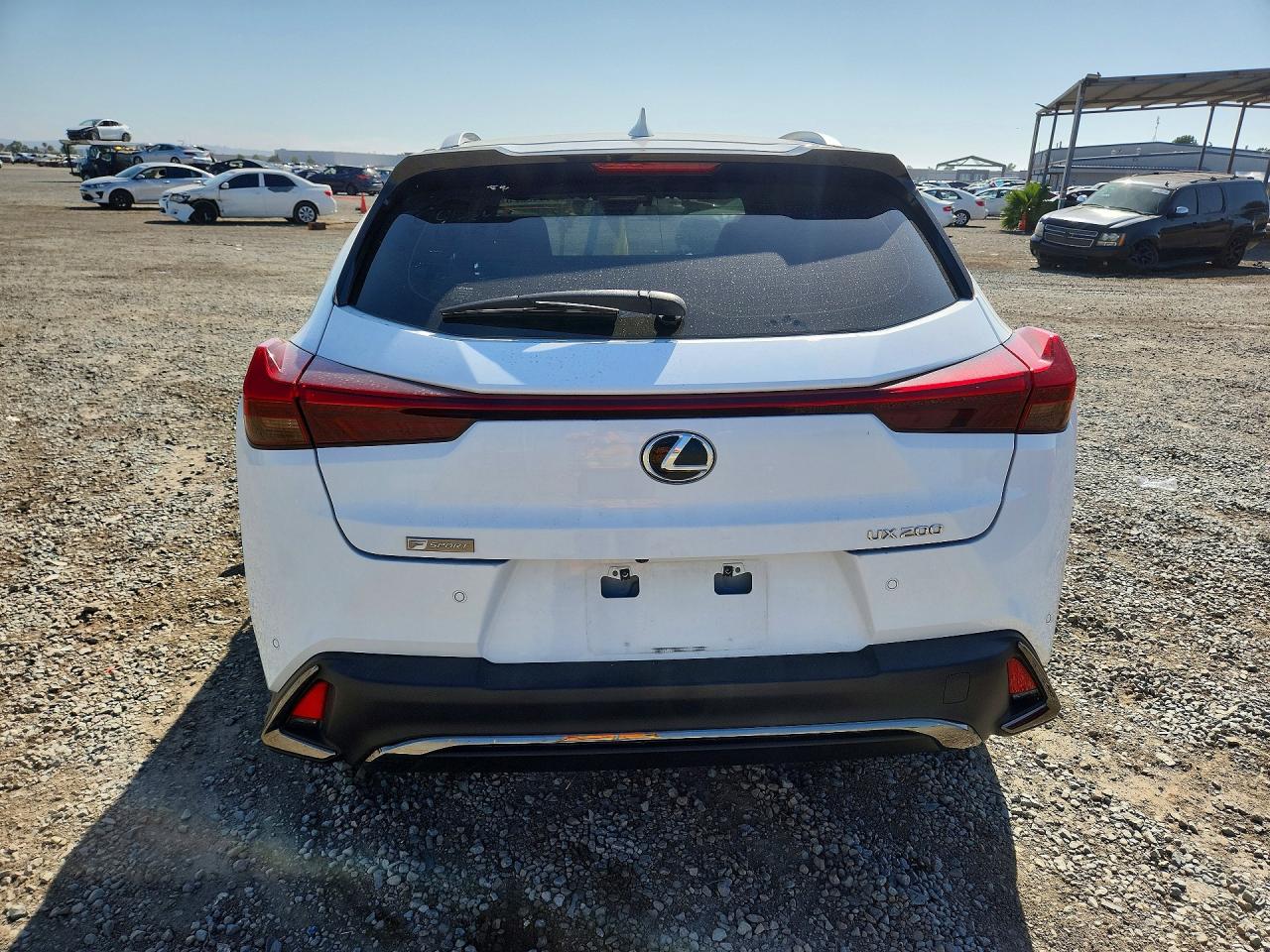 2021 Lexus Ux 200 White vin: JTHE3JBHXM2037118