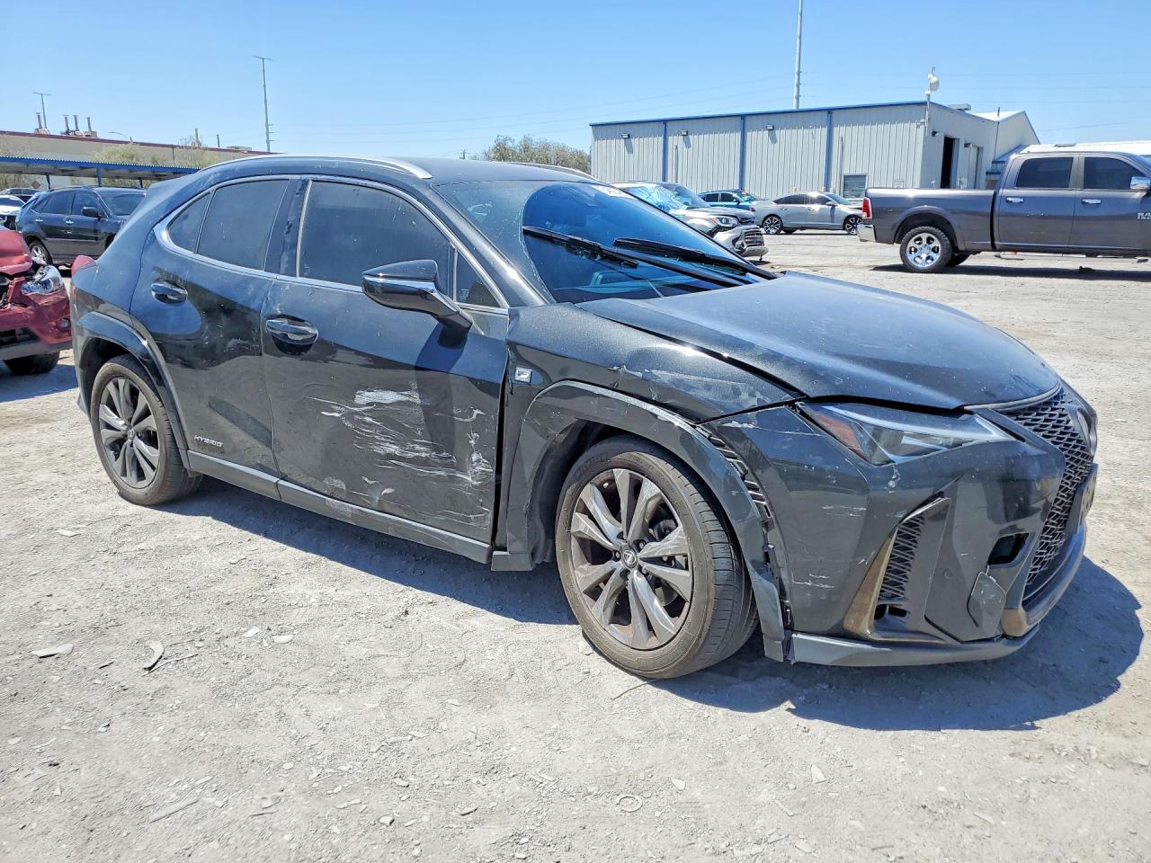 2022 Lexus Ux 250h F Sport Black vin: JTHE9JBHXN2057904