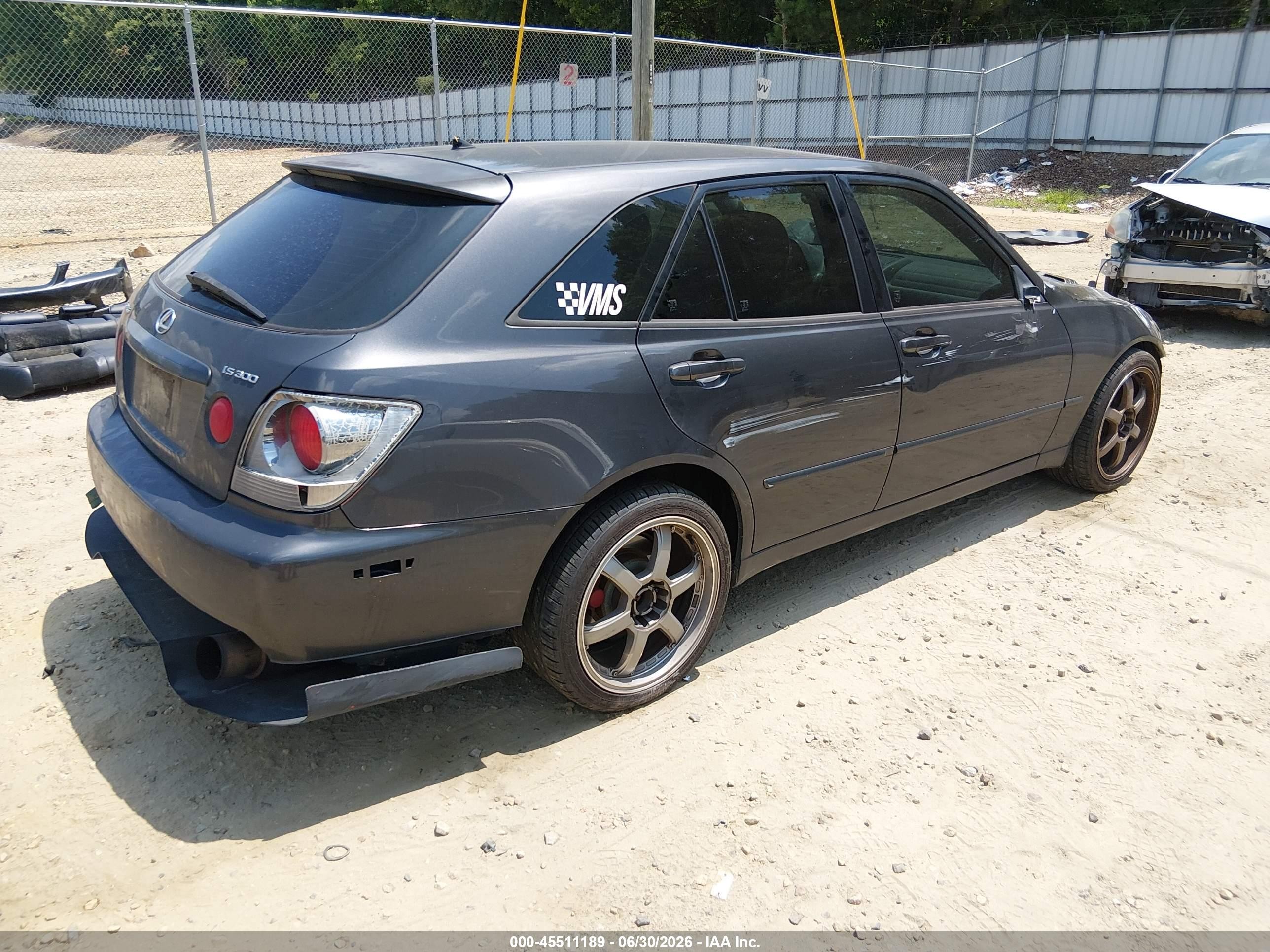 2004 Lexus Is 300 Sport Cross Gray vin: JTHED192340089488