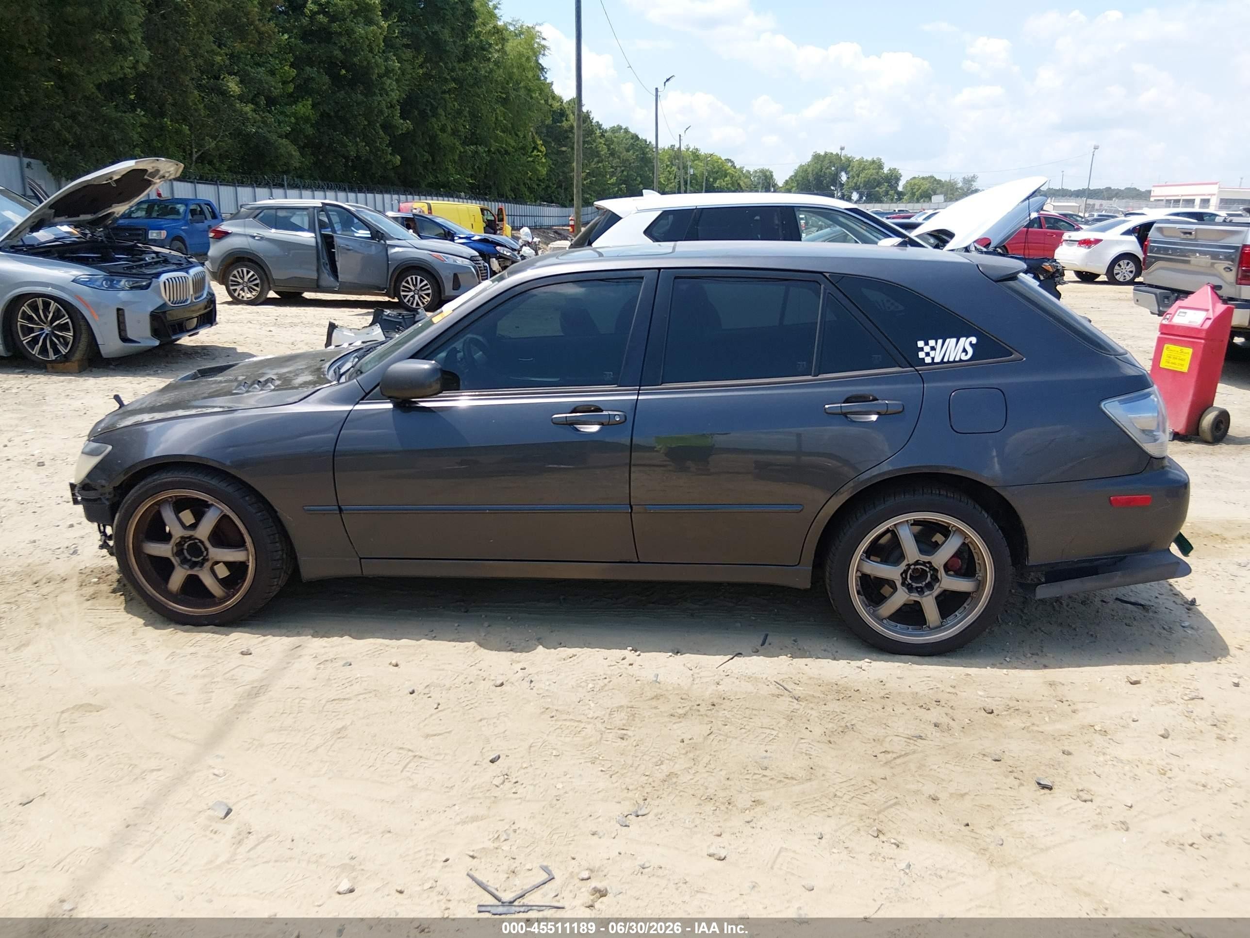 2004 Lexus Is 300 Sport Cross Gray vin: JTHED192340089488