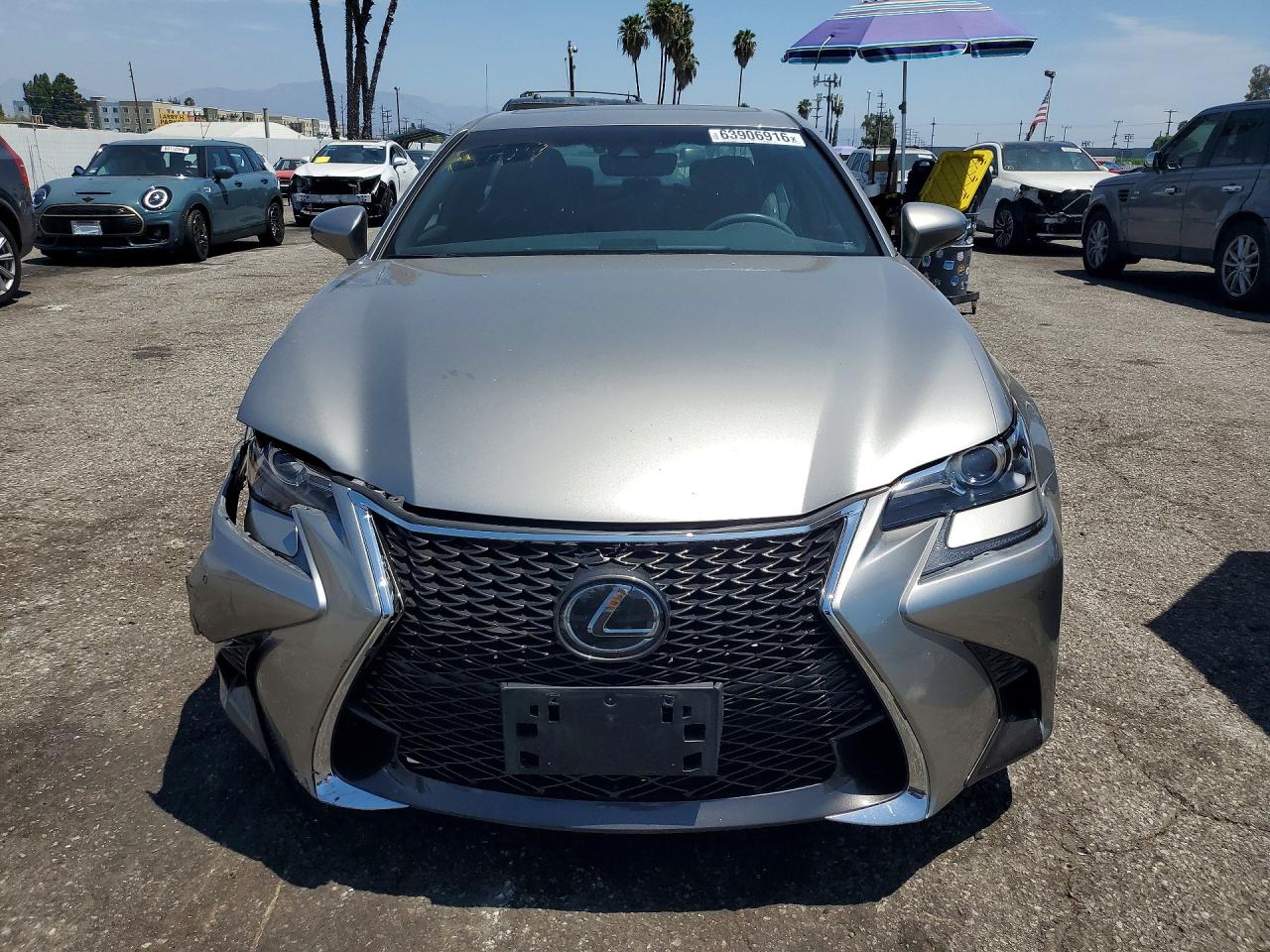 2020 Lexus Gs 350 F Sport Gray vin: JTHEZ1BLXLA019810