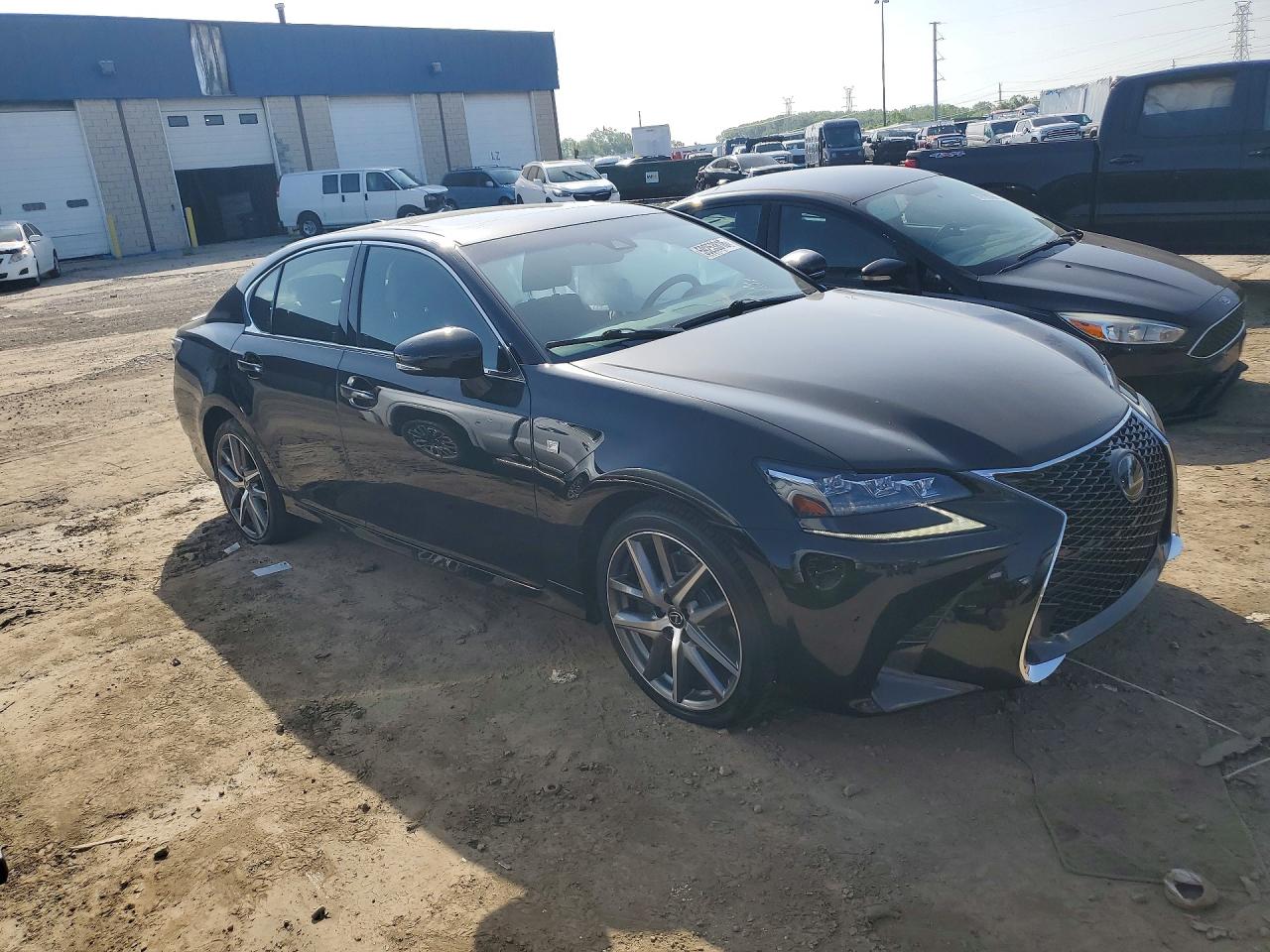 2020 Lexus Gs 350 F Sport Black vin: JTHEZ1CL6LA012318