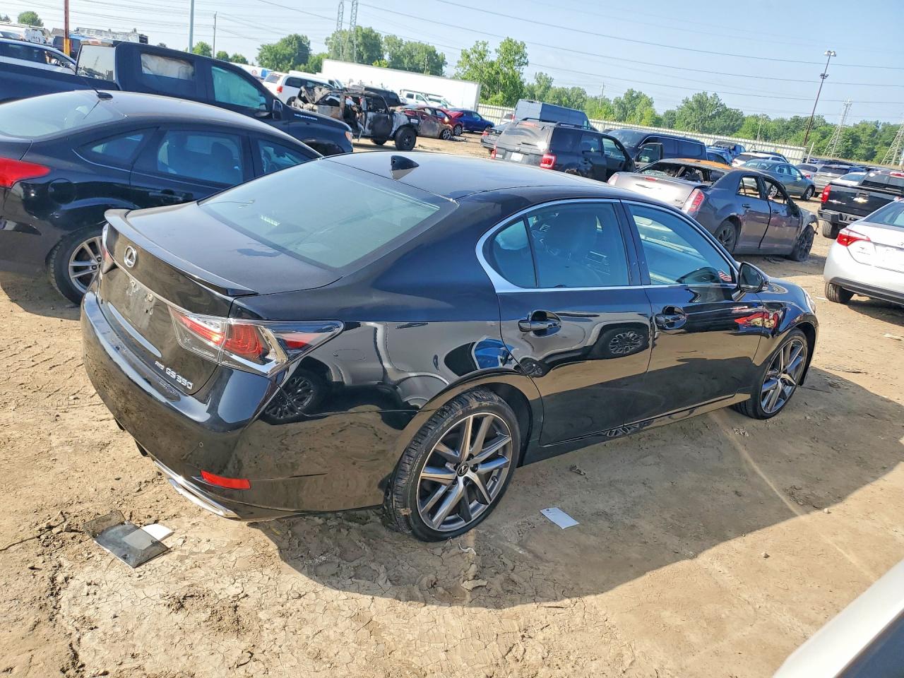2020 Lexus Gs 350 F Sport Black vin: JTHEZ1CL6LA012318