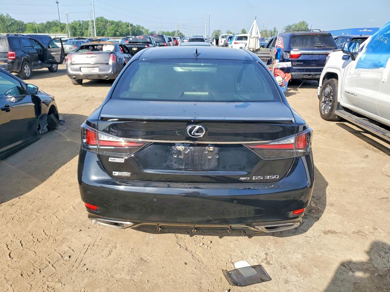 2020 Lexus Gs 350 F Sport Black vin: JTHEZ1CL6LA012318