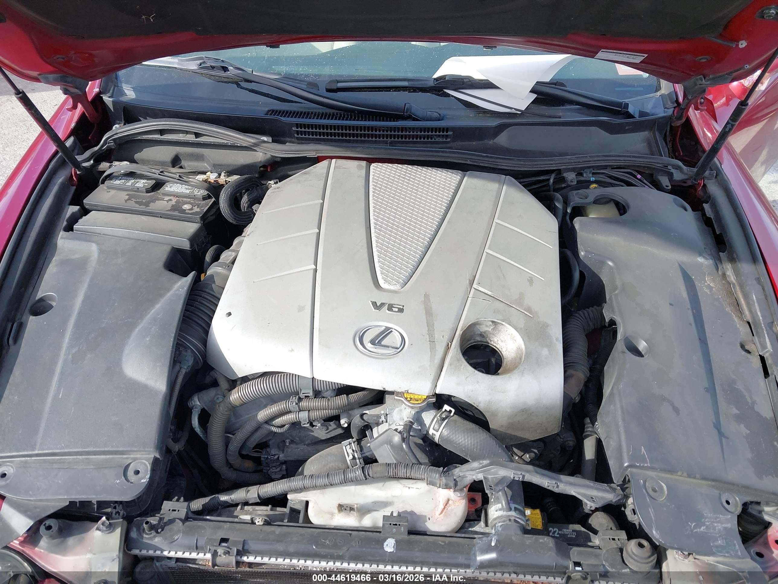 2010 Lexus Is 350c   Red vin: JTHFE2C20A2502712