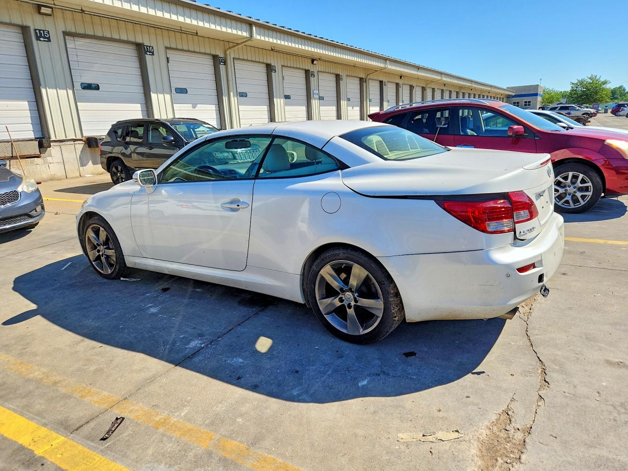 2010 Lexus Is 350 White vin: JTHFE2C20A2502936