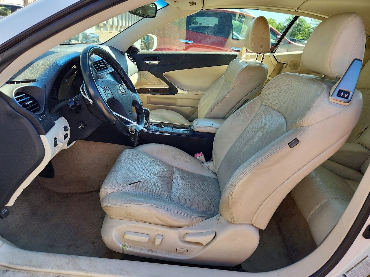 2010 Lexus Is 350 White vin: JTHFE2C20A2502936