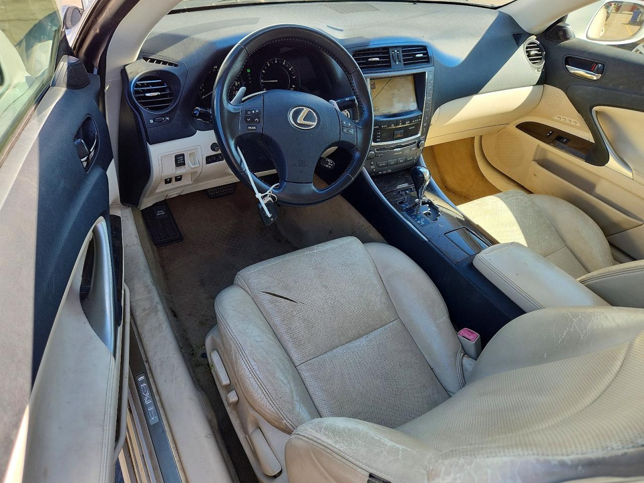 2010 Lexus Is 350 White vin: JTHFE2C20A2502936