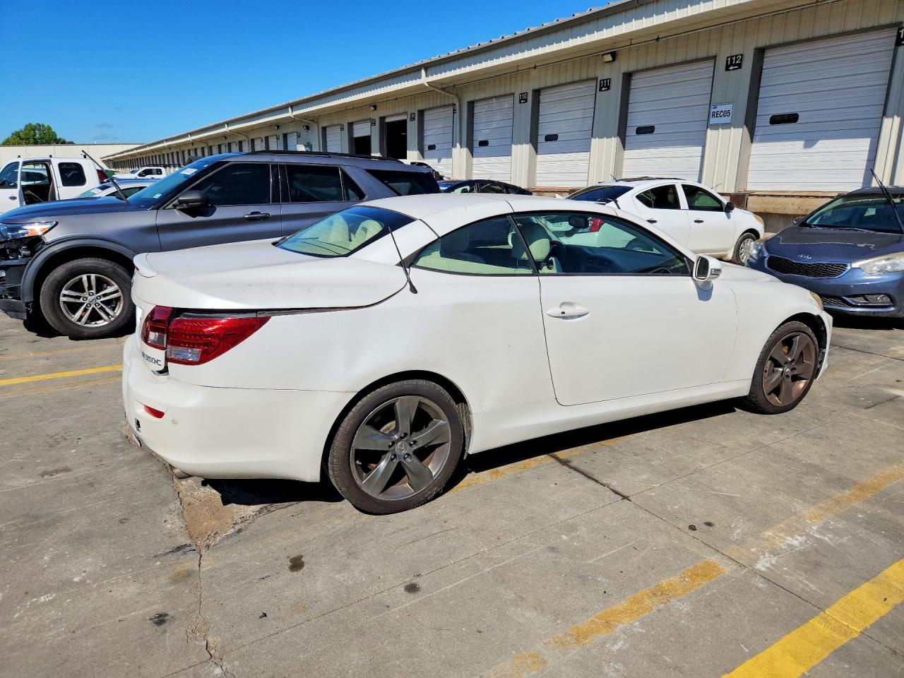 2010 Lexus Is 350 White vin: JTHFE2C20A2502936