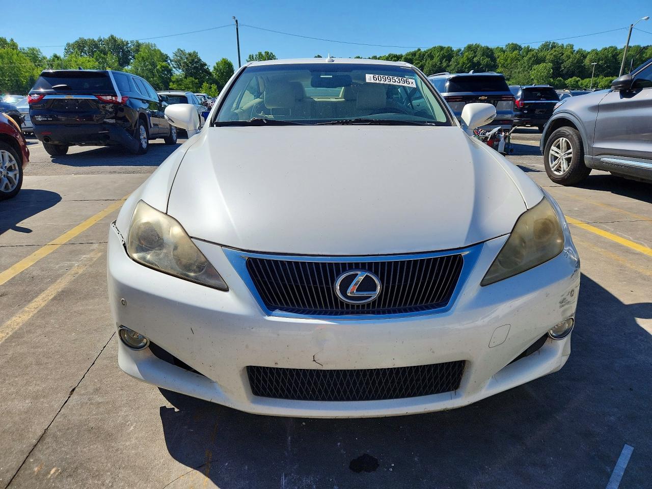 2010 Lexus Is 350 White vin: JTHFE2C20A2502936
